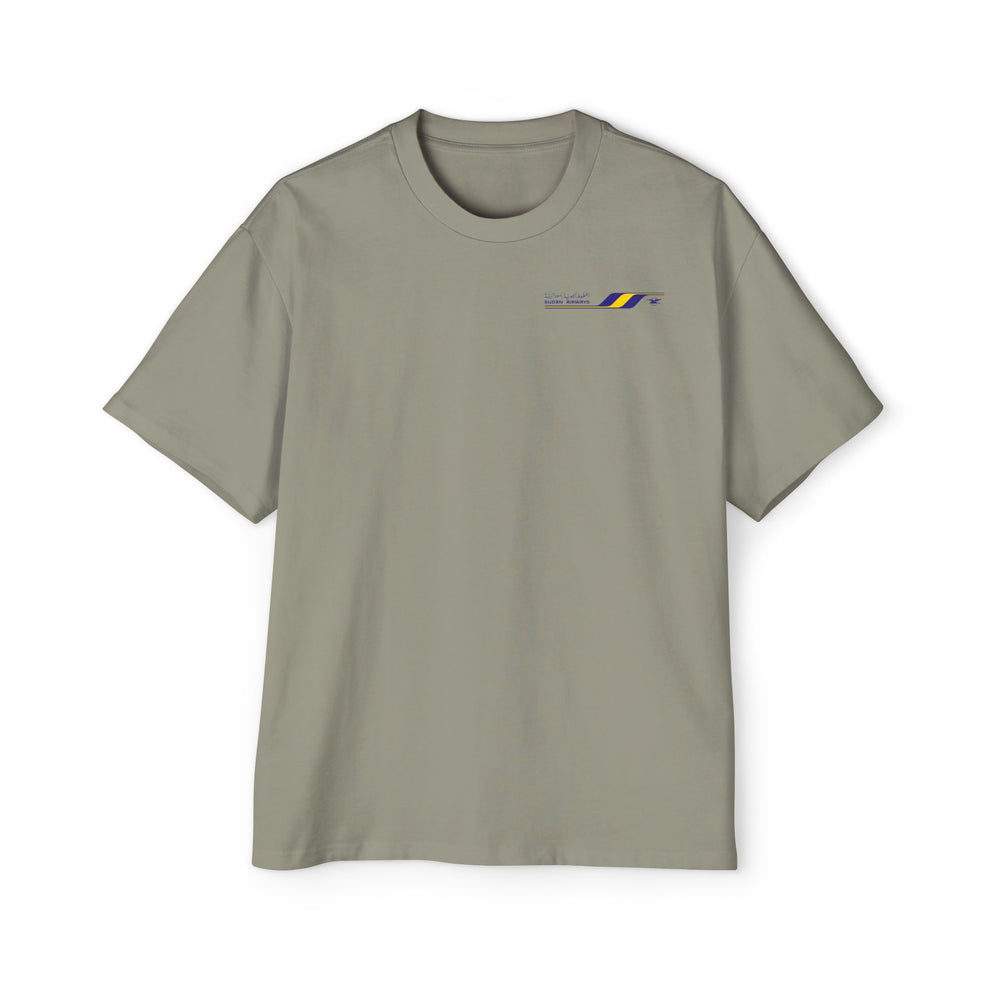 Sudan Airways Unisex Heavy Oversized Tee