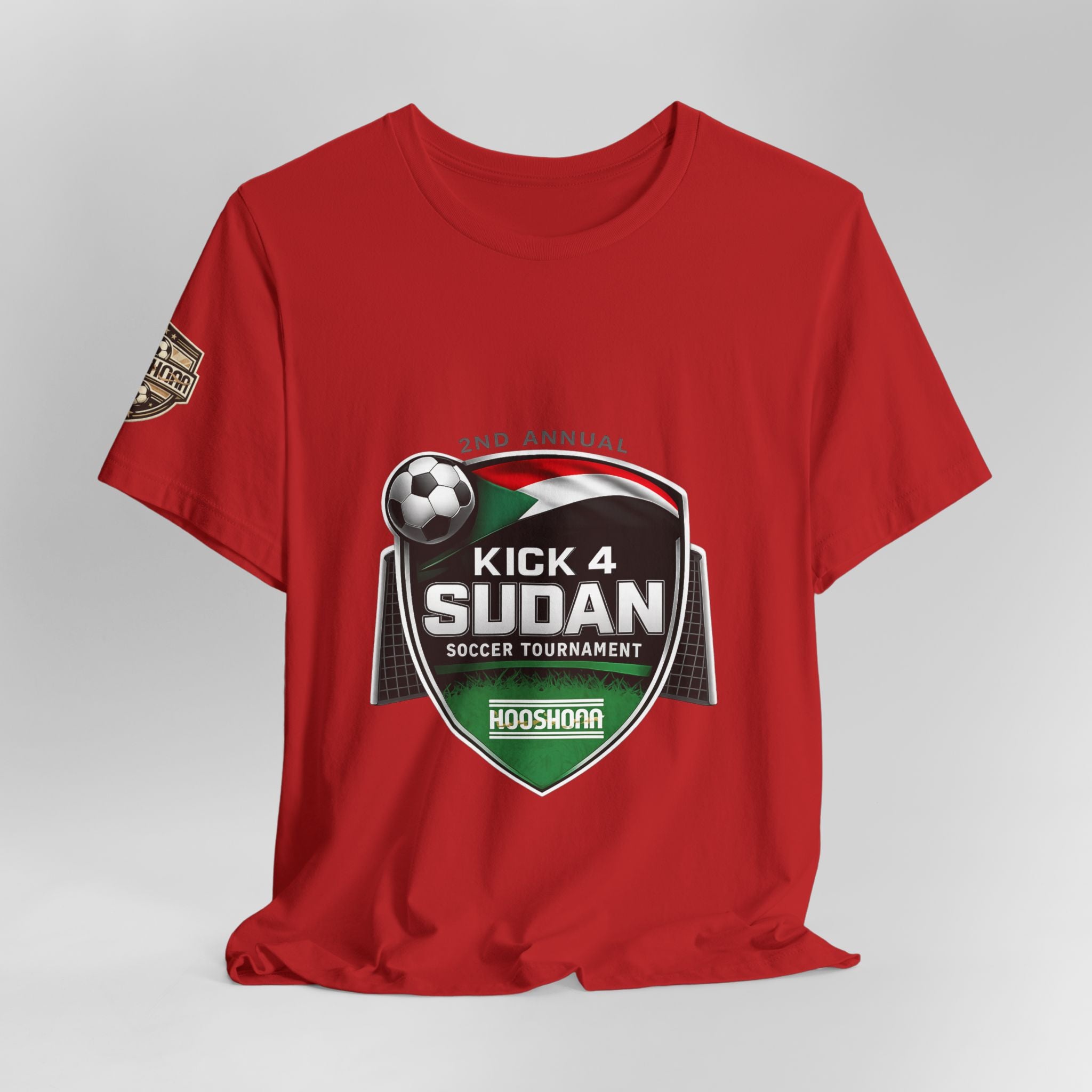 Kick 4 Sudan Unity Crest Short Sleeve Tee