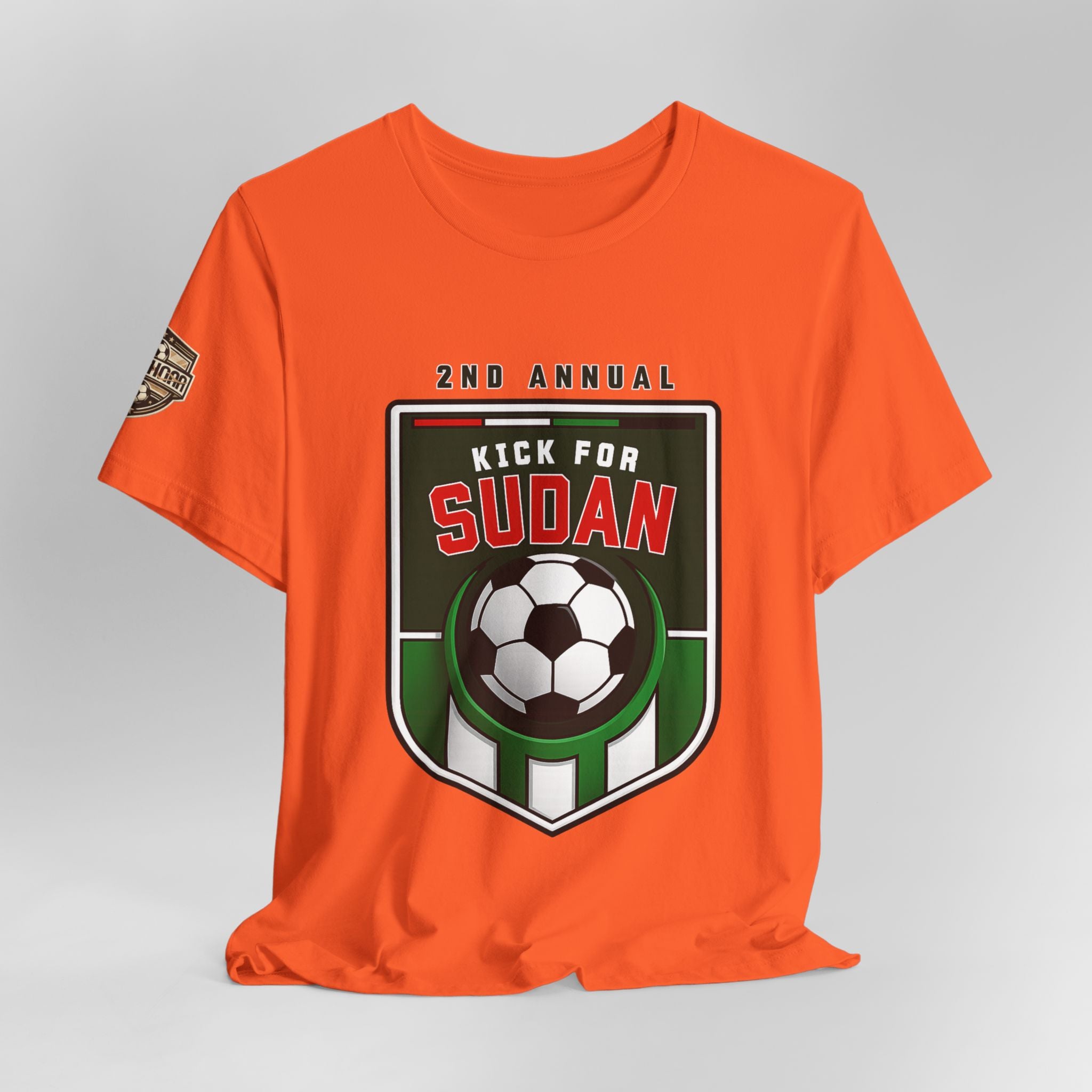 Kick 4 Sudan Victory Shield  Short Sleeve Tee