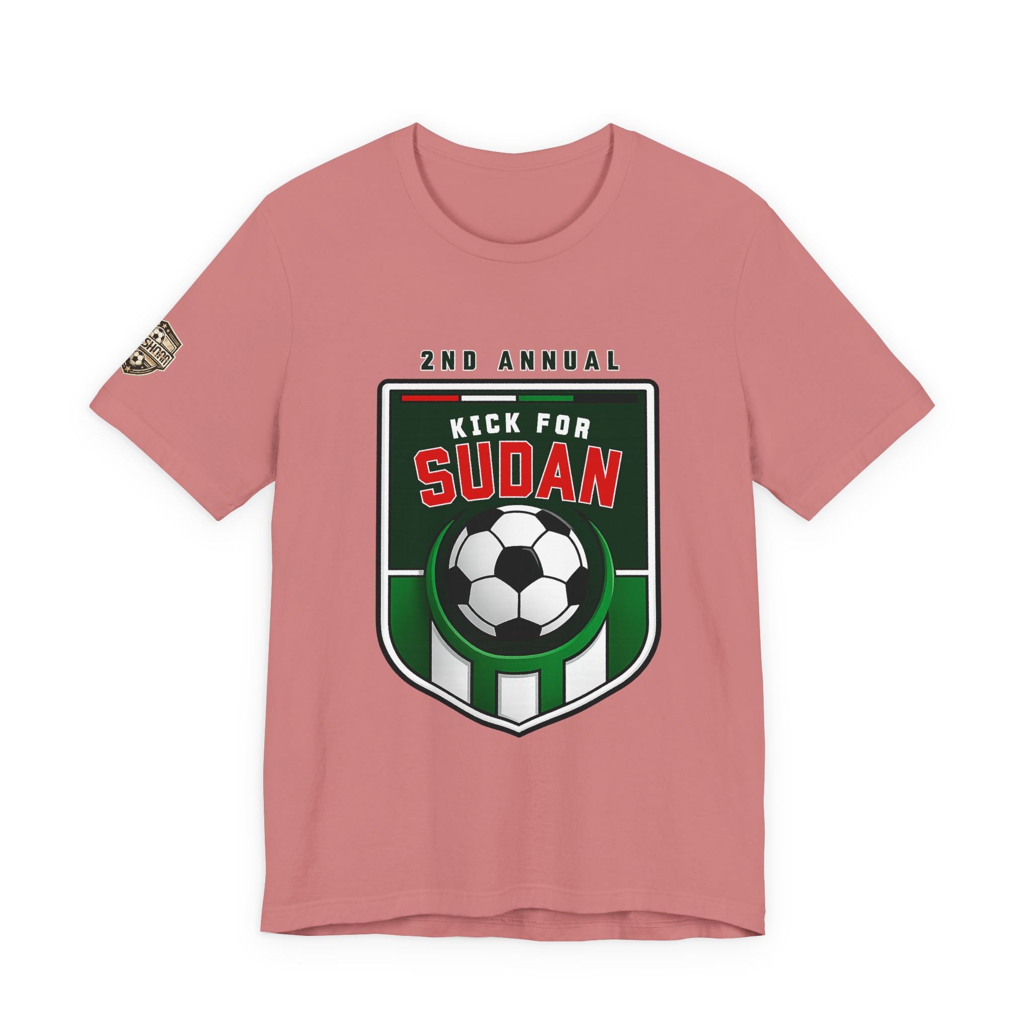 Kick 4 Sudan Victory Shield  Short Sleeve Tee