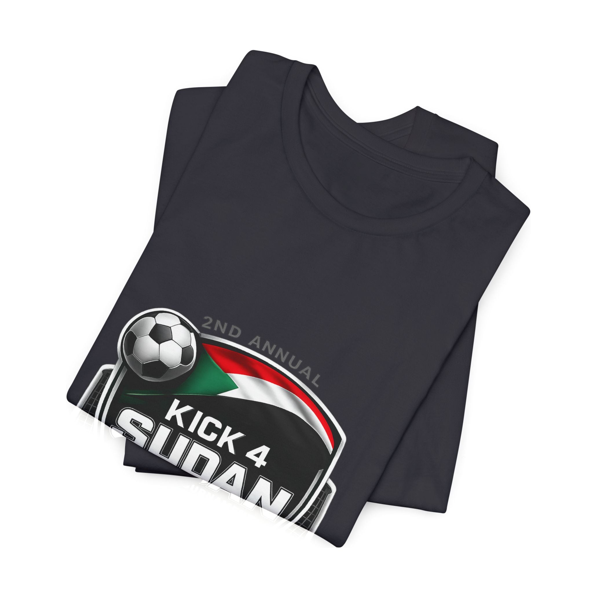 Kick 4 Sudan Unity Crest Short Sleeve Tee