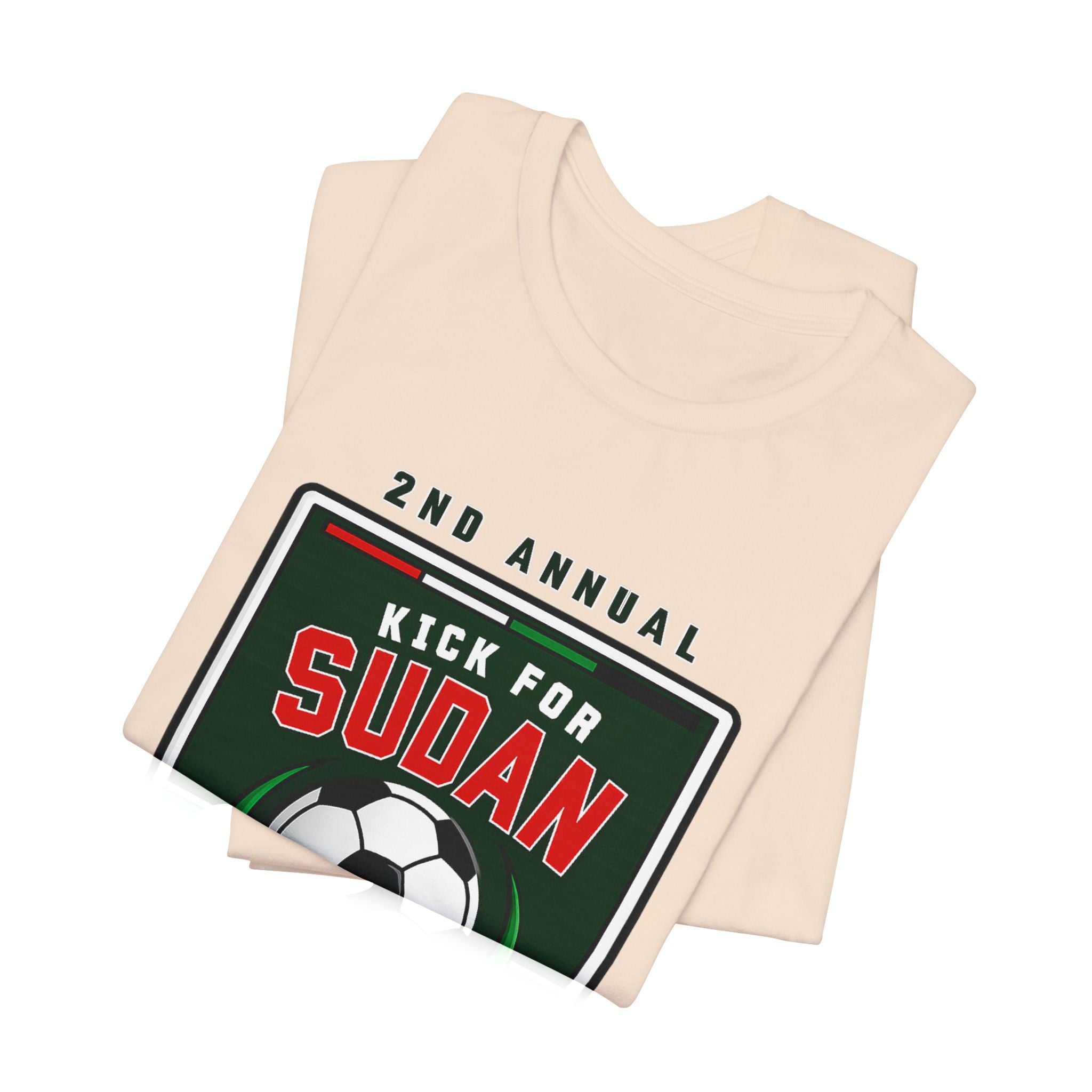 Kick 4 Sudan Victory Shield  Short Sleeve Tee