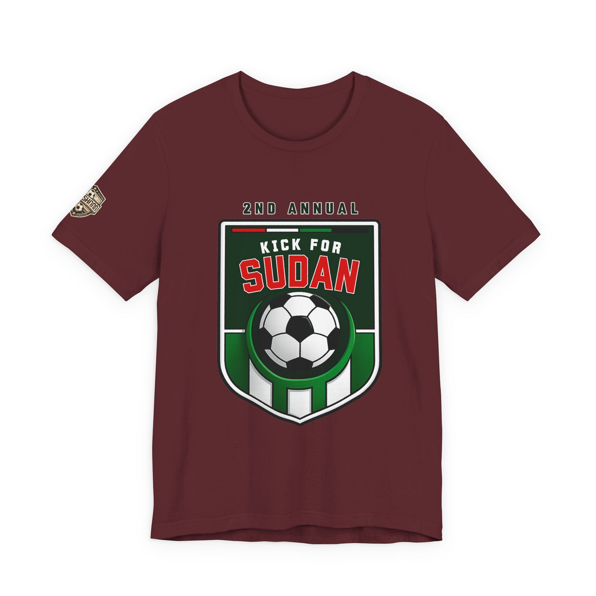 Kick 4 Sudan Victory Shield  Short Sleeve Tee