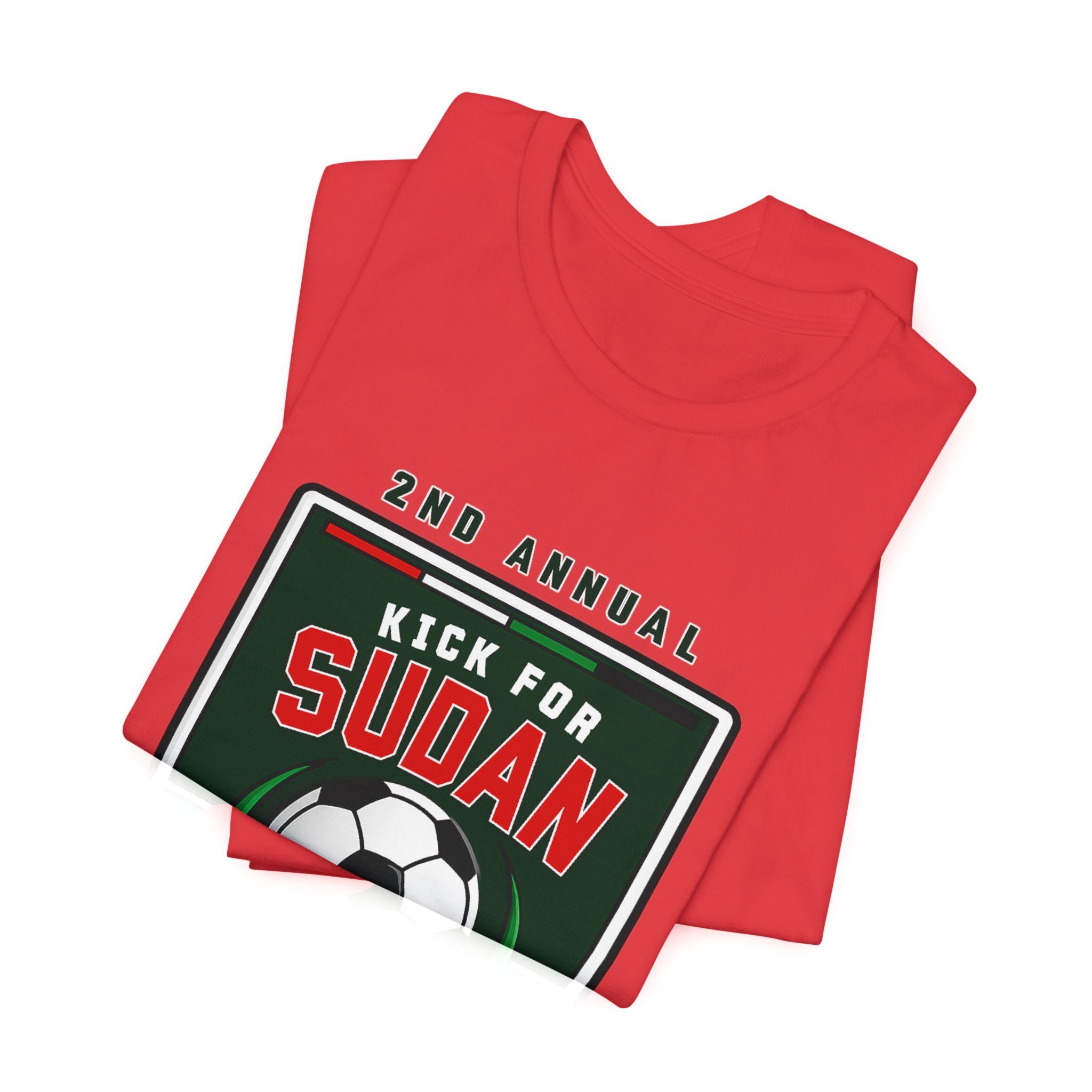 Kick 4 Sudan Victory Shield  Short Sleeve Tee