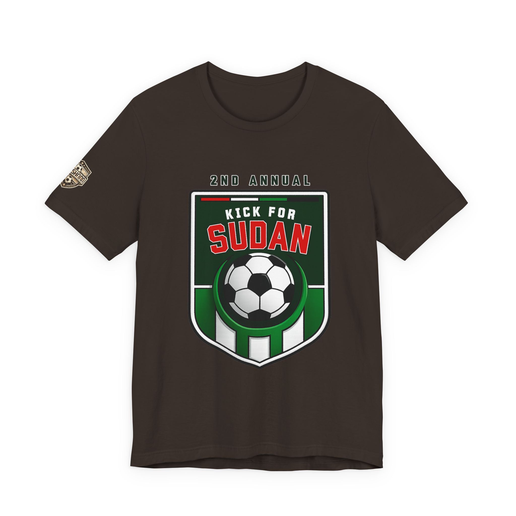 Kick 4 Sudan Victory Shield  Short Sleeve Tee