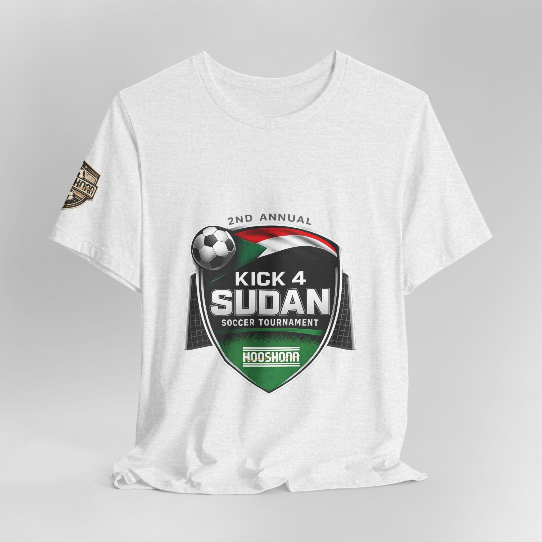 Kick 4 Sudan Unity Crest Short Sleeve Tee