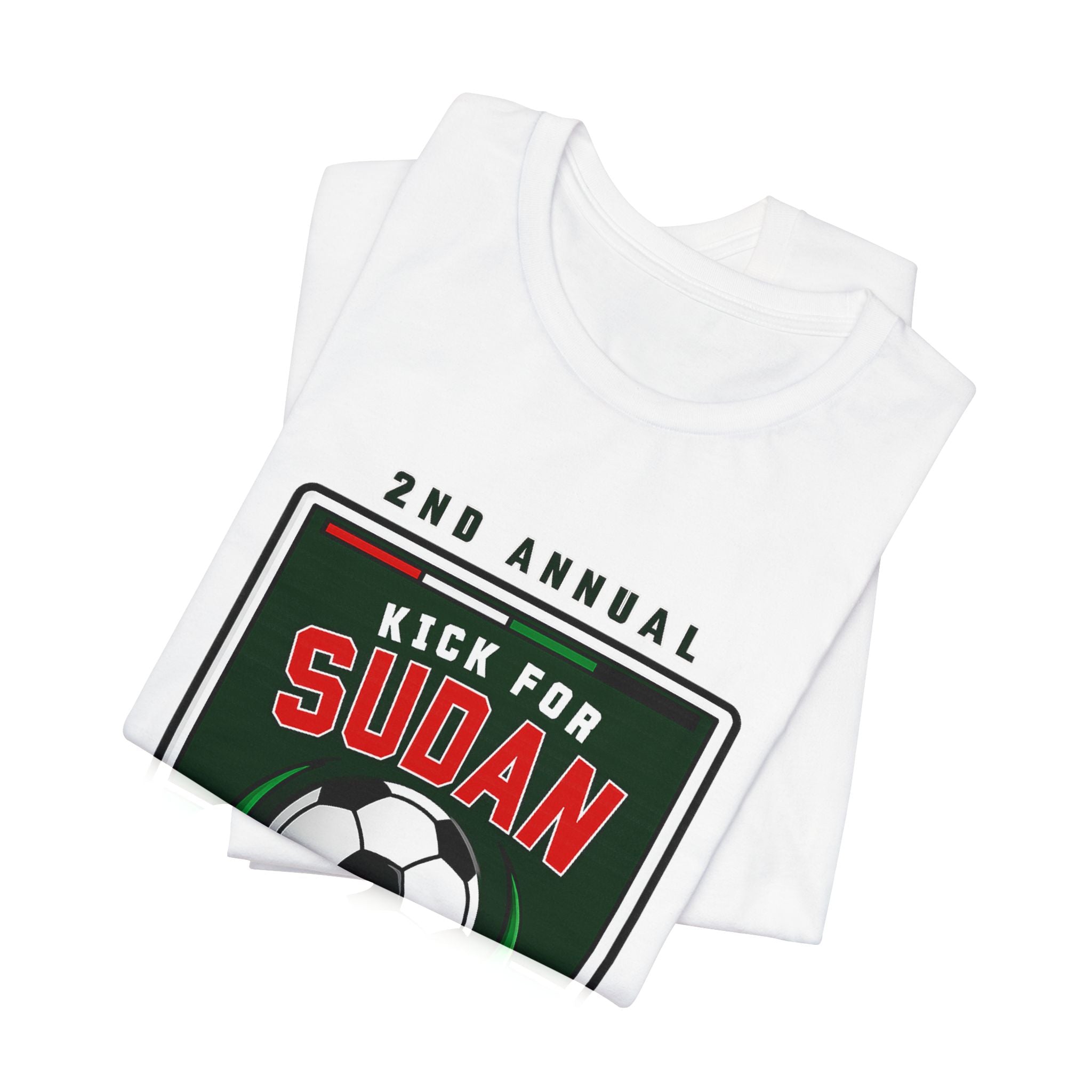 Kick 4 Sudan Victory Shield  Short Sleeve Tee