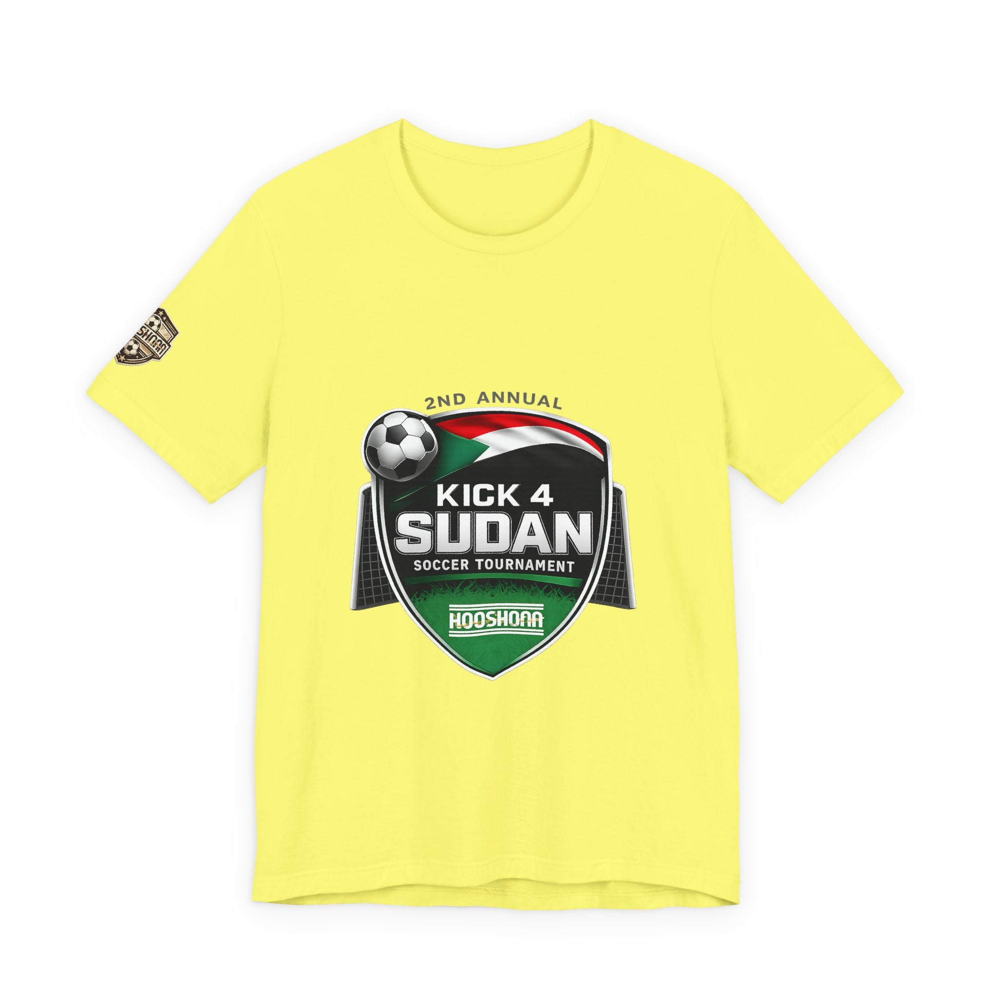 Kick 4 Sudan Unity Crest Short Sleeve Tee