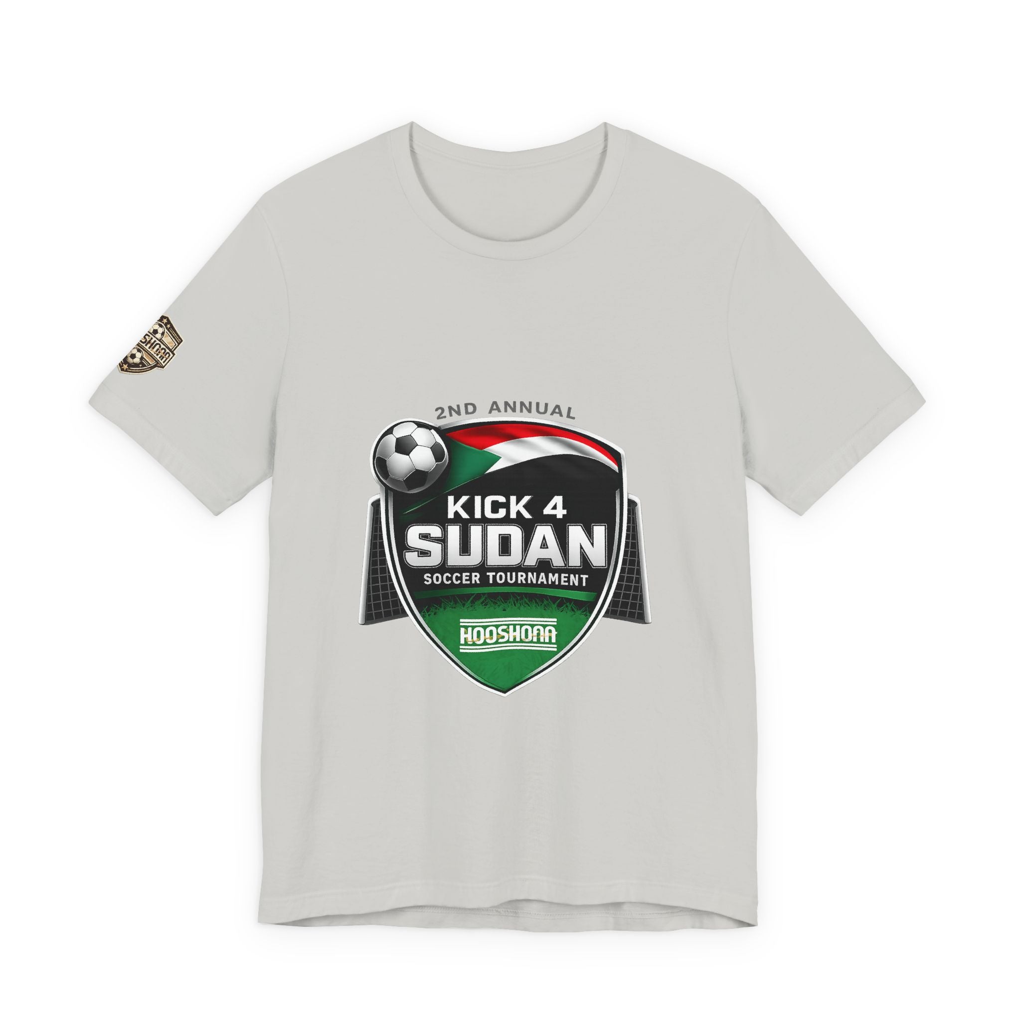 Kick 4 Sudan Unity Crest Short Sleeve Tee