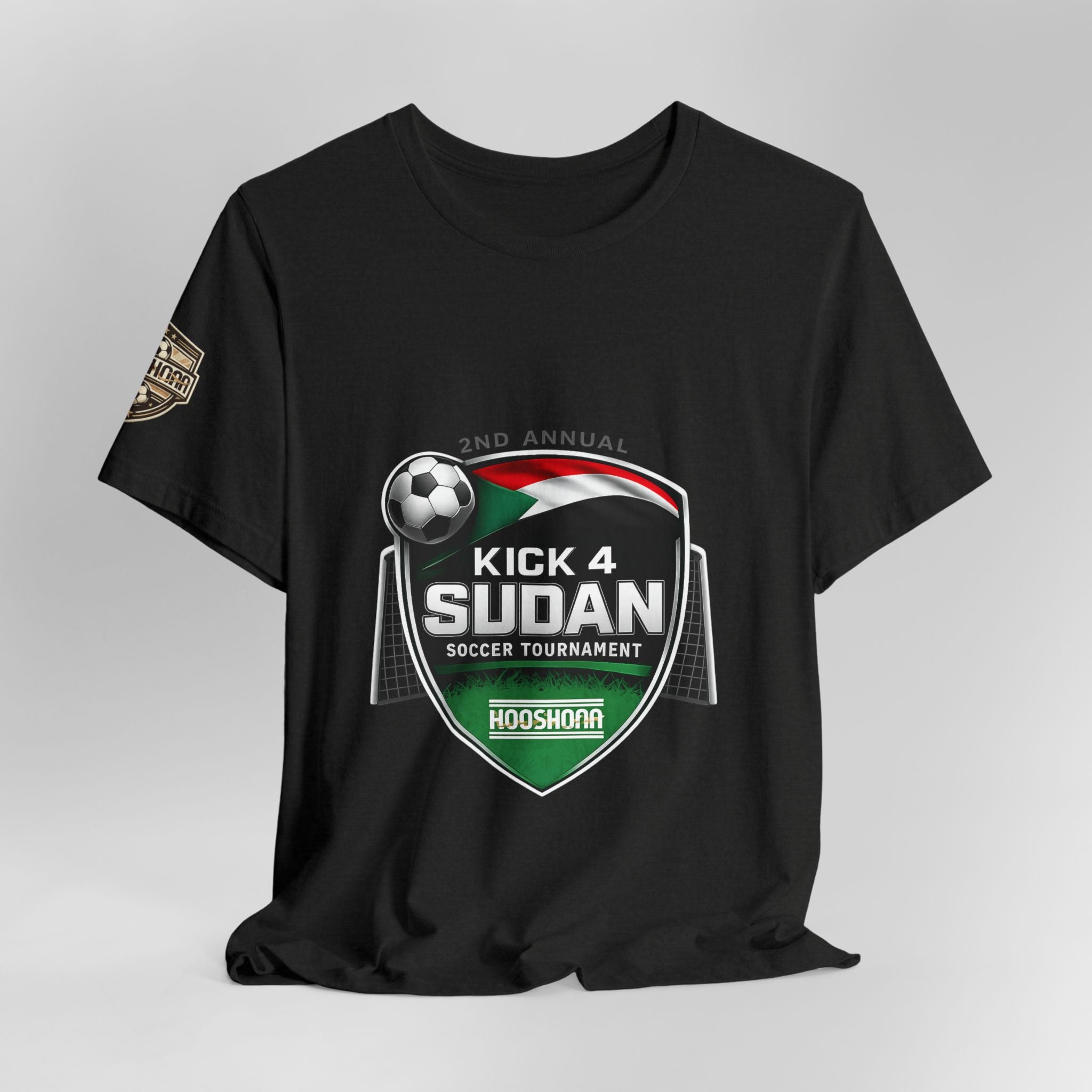 Kick 4 Sudan Unity Crest Short Sleeve Tee
