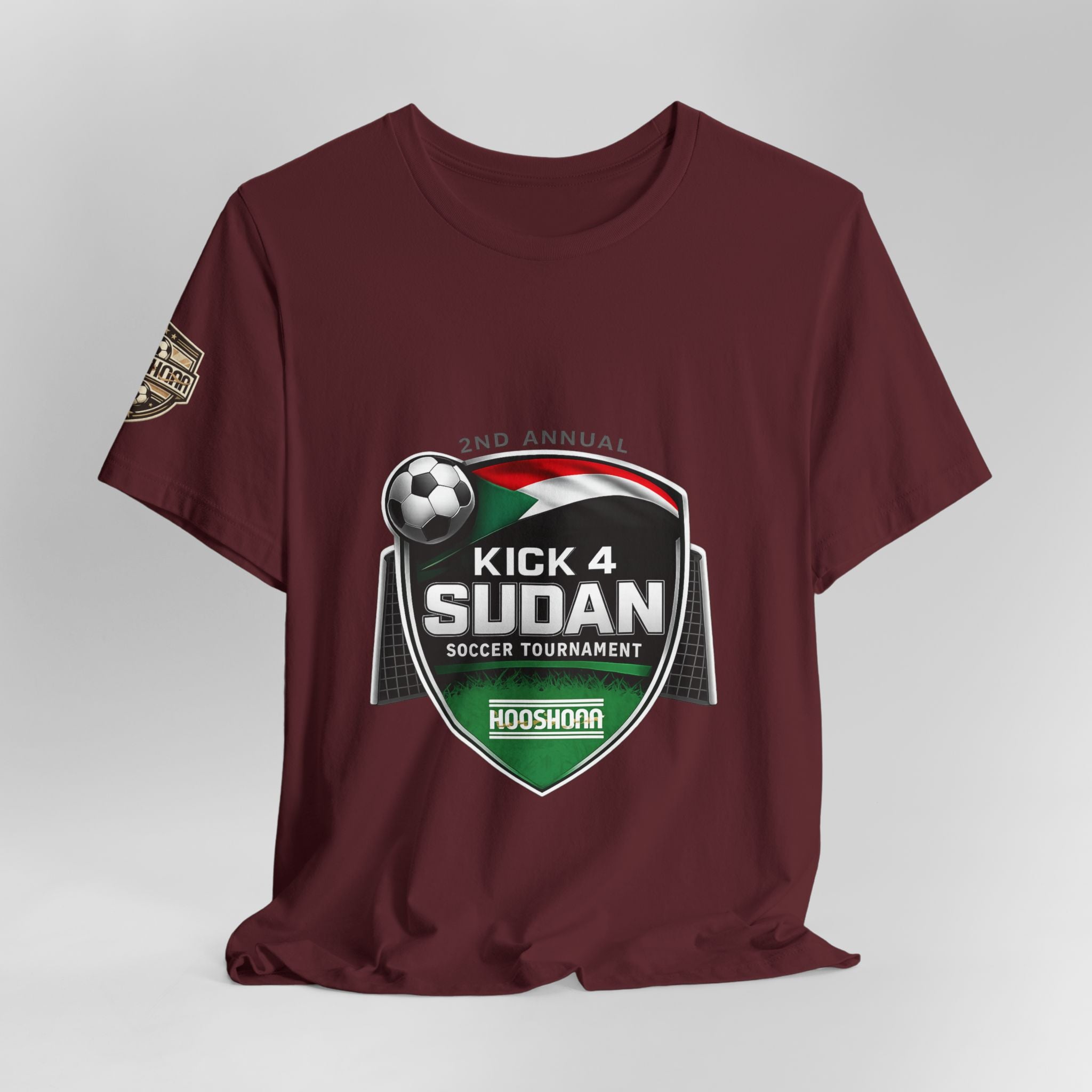 Kick 4 Sudan Unity Crest Short Sleeve Tee