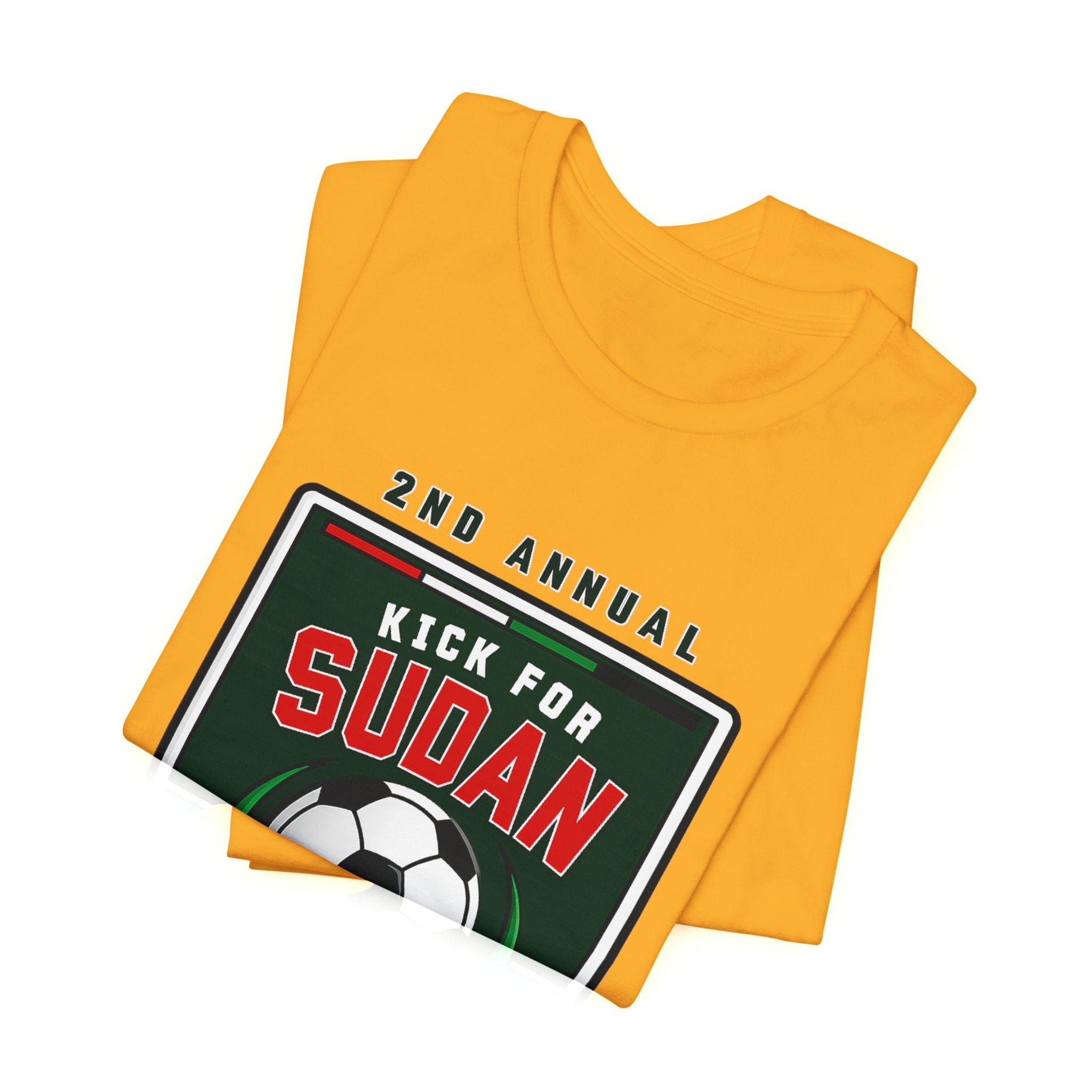 Kick 4 Sudan Victory Shield  Short Sleeve Tee