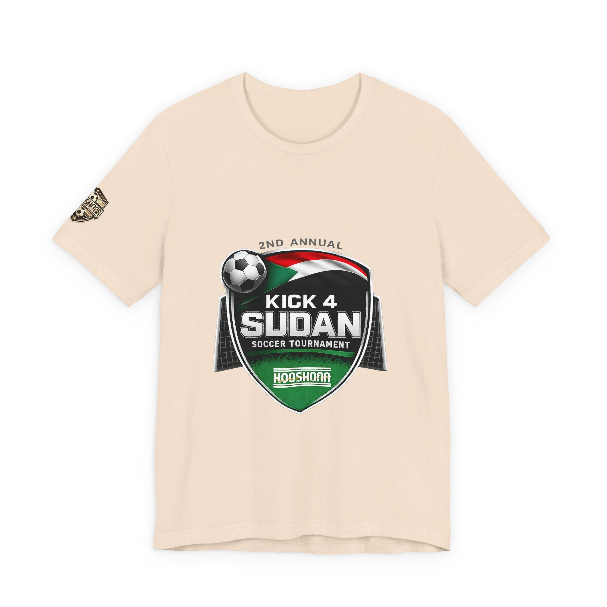 Kick 4 Sudan Unity Crest Short Sleeve Tee
