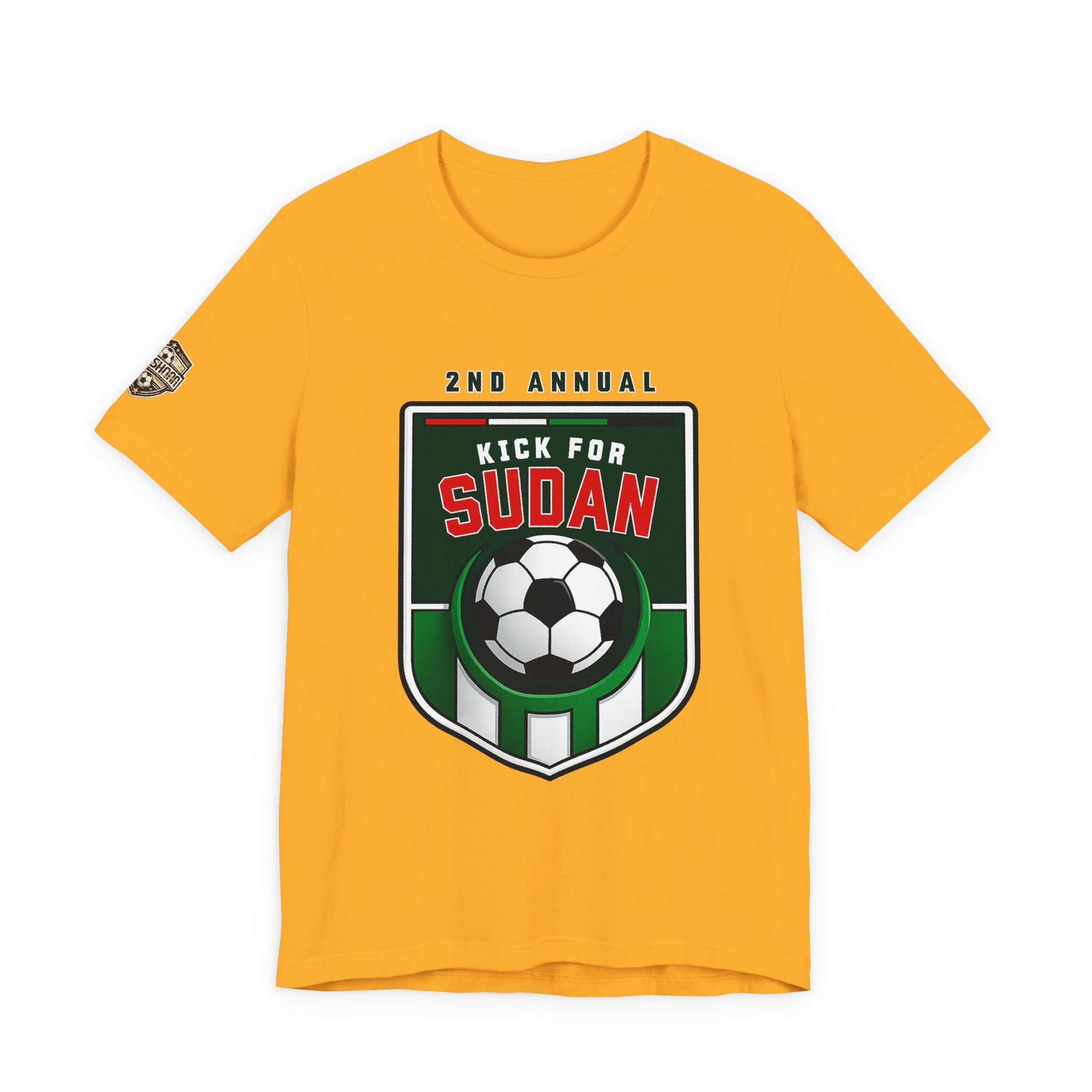 Kick 4 Sudan Victory Shield  Short Sleeve Tee