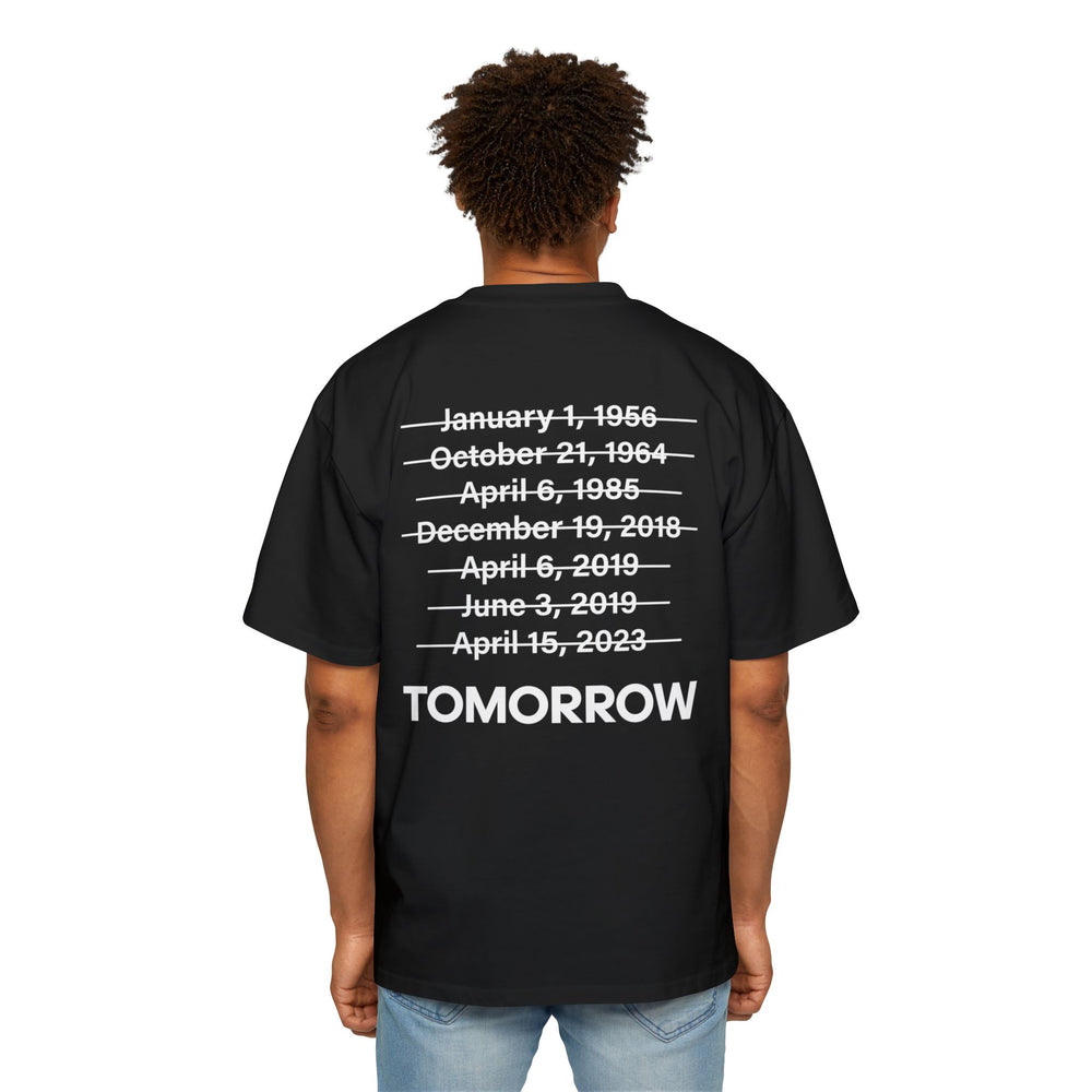 We Will Return Tomorrow Unisex Heavy Oversized Tee