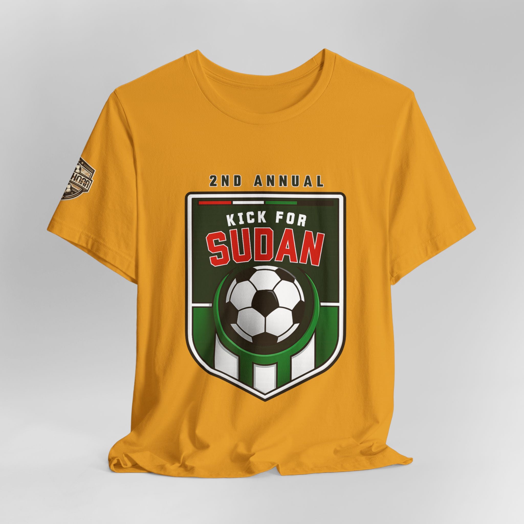 Kick 4 Sudan Victory Shield  Short Sleeve Tee