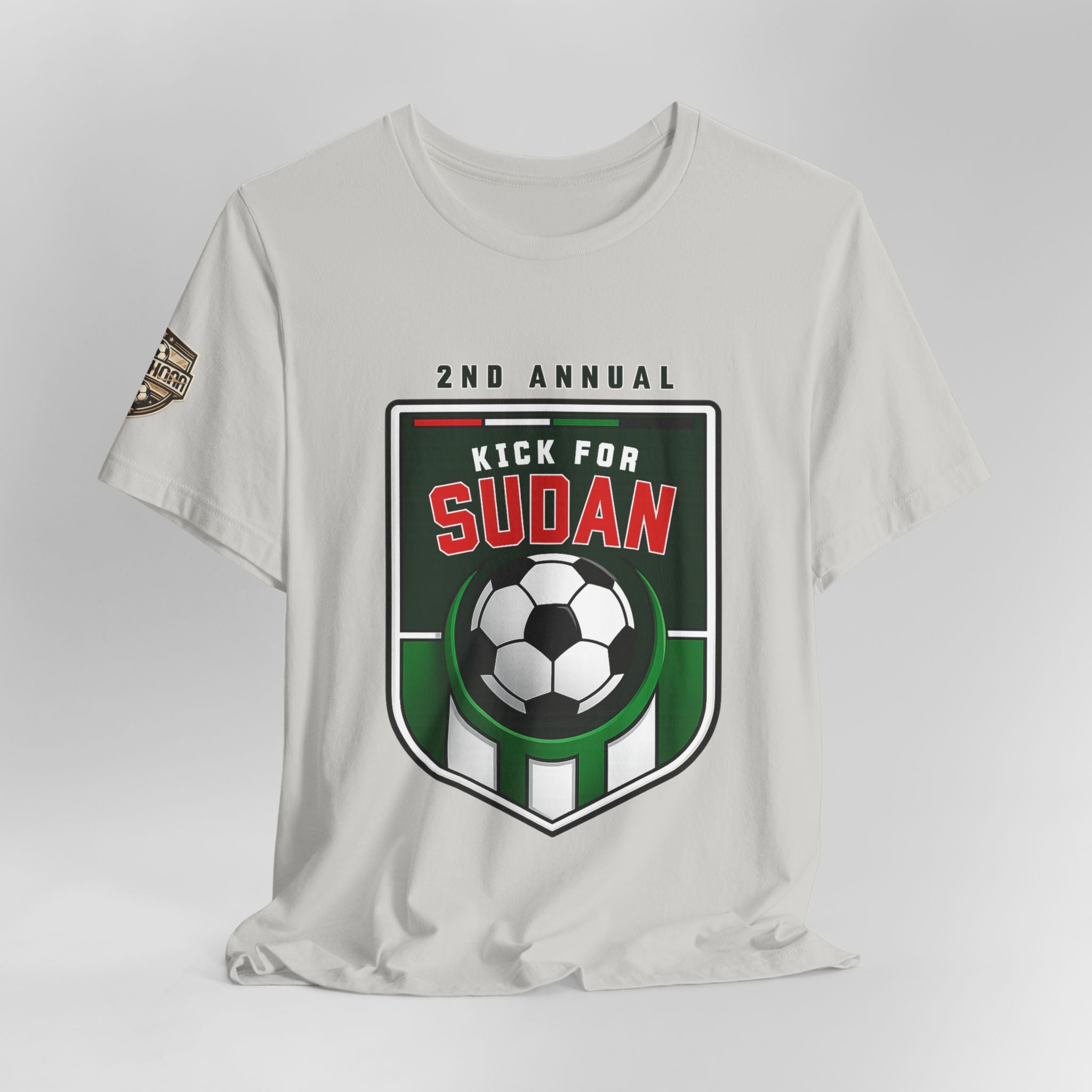 Kick 4 Sudan Victory Shield  Short Sleeve Tee