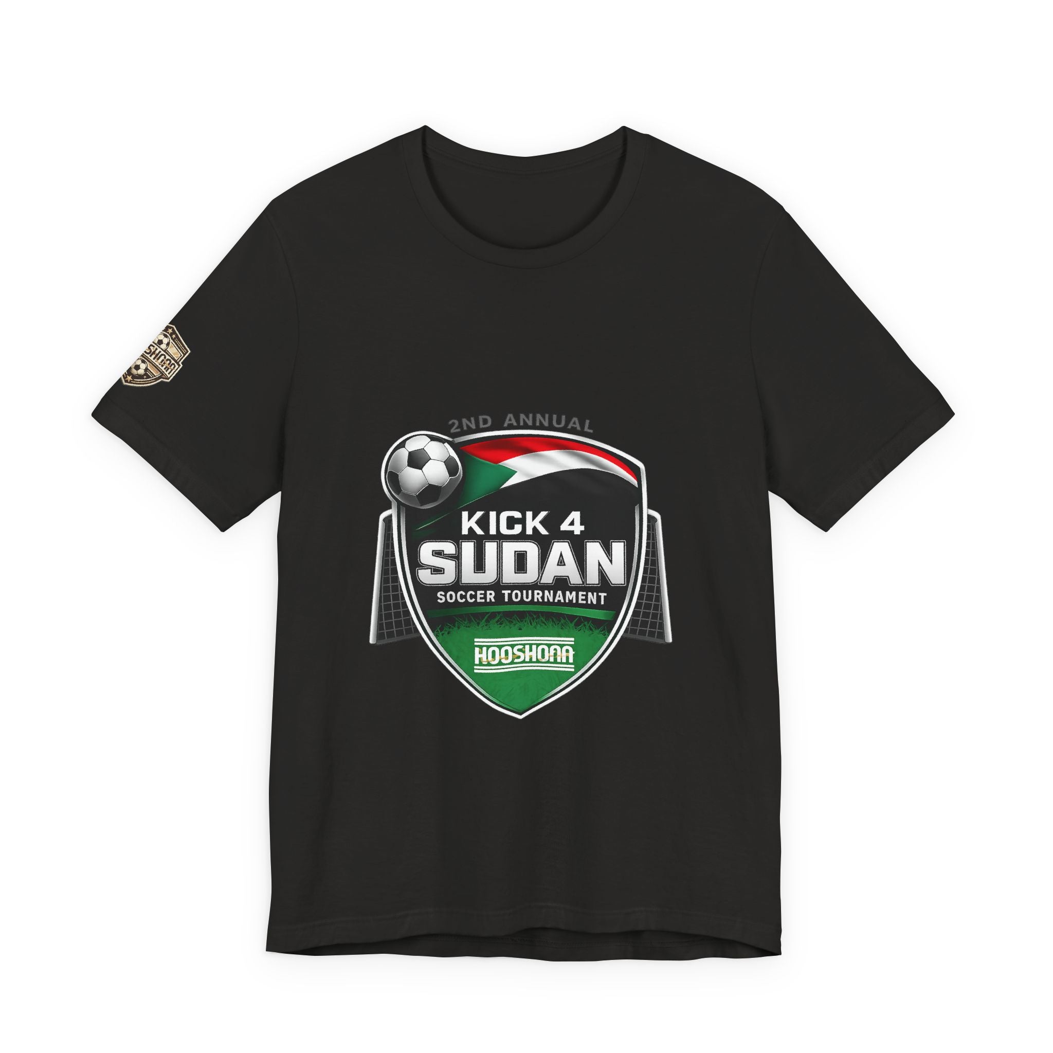 Kick 4 Sudan Unity Crest Short Sleeve Tee