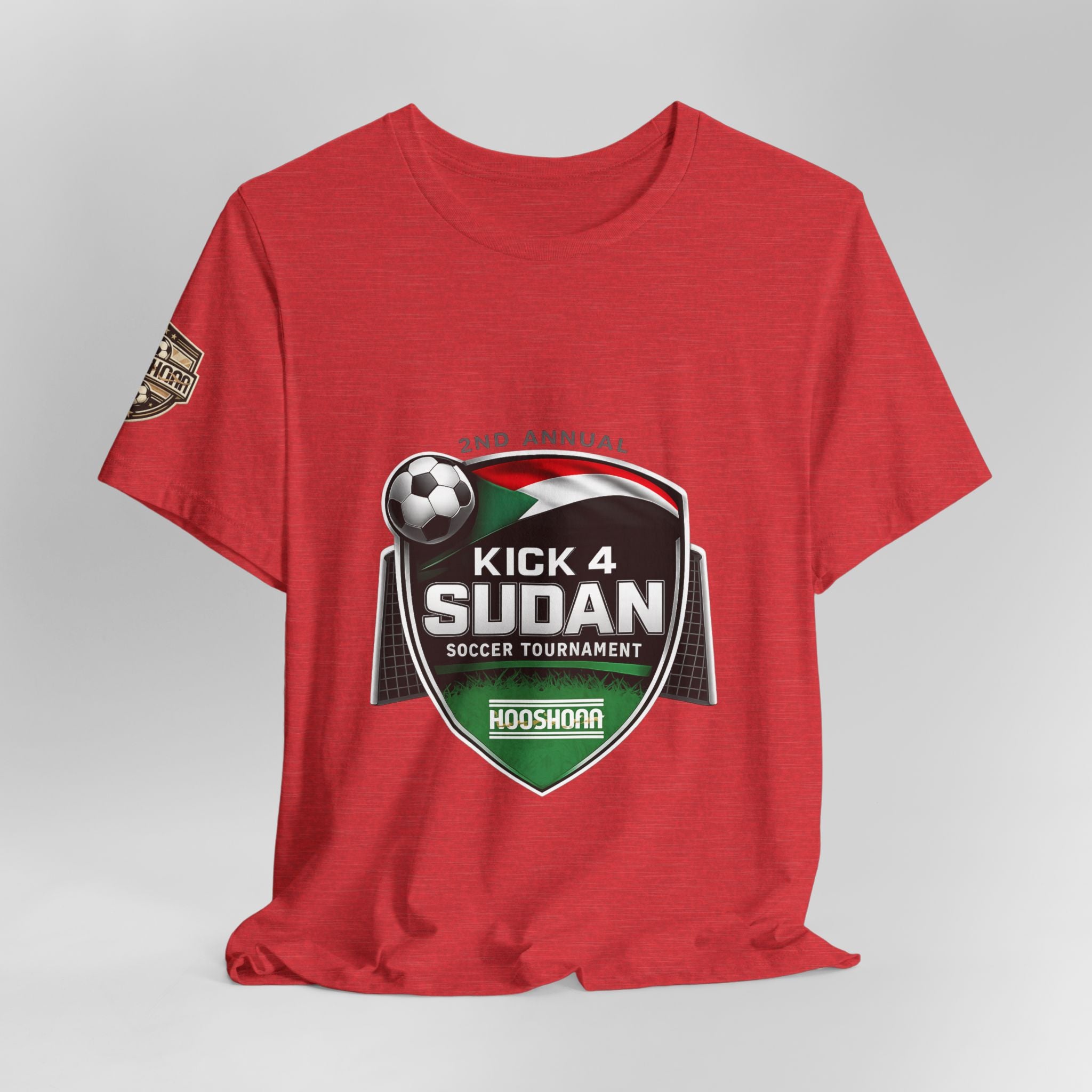 Kick 4 Sudan Unity Crest Short Sleeve Tee