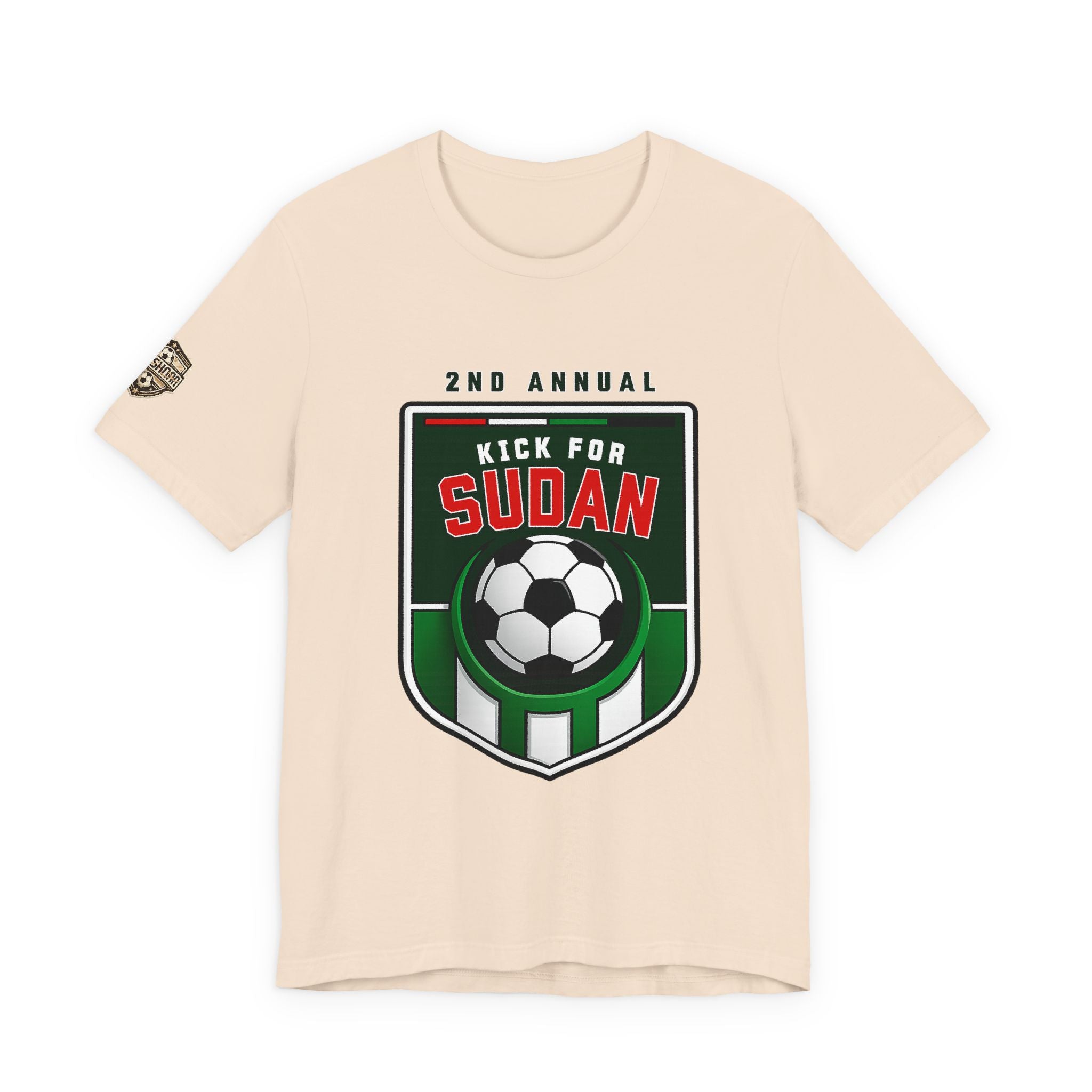 Kick 4 Sudan Victory Shield  Short Sleeve Tee