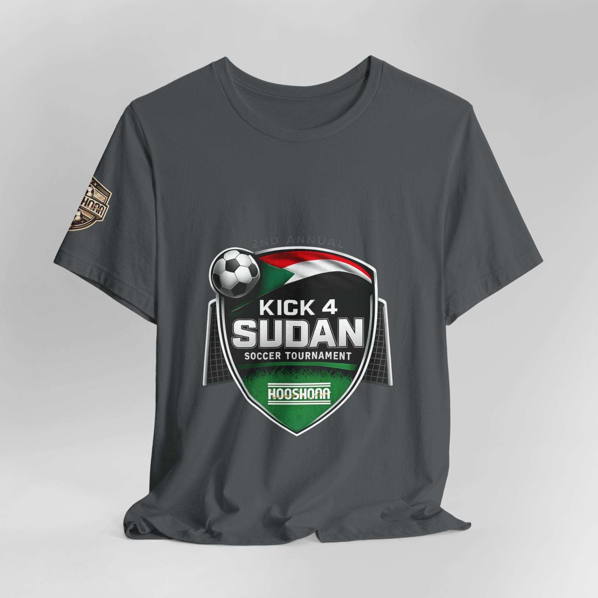 Kick 4 Sudan Unity Crest Short Sleeve Tee