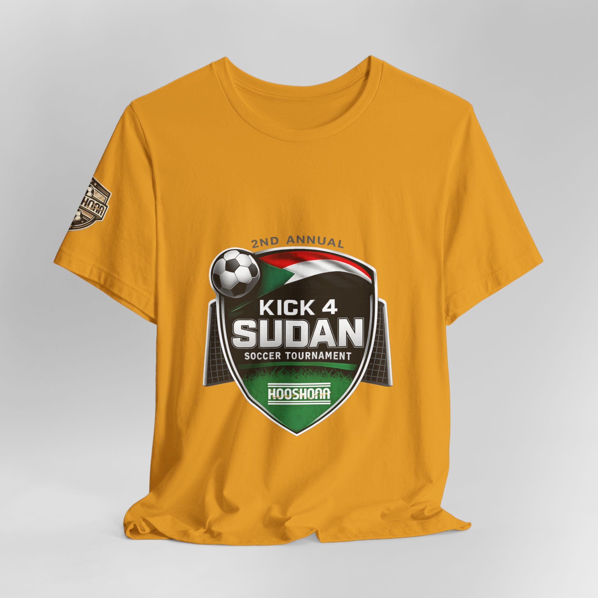 Kick 4 Sudan Unity Crest Short Sleeve Tee