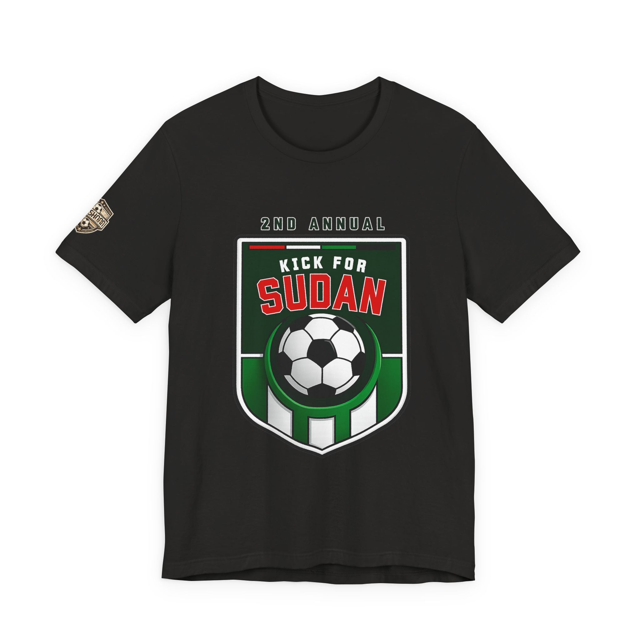 Kick 4 Sudan Victory Shield  Short Sleeve Tee