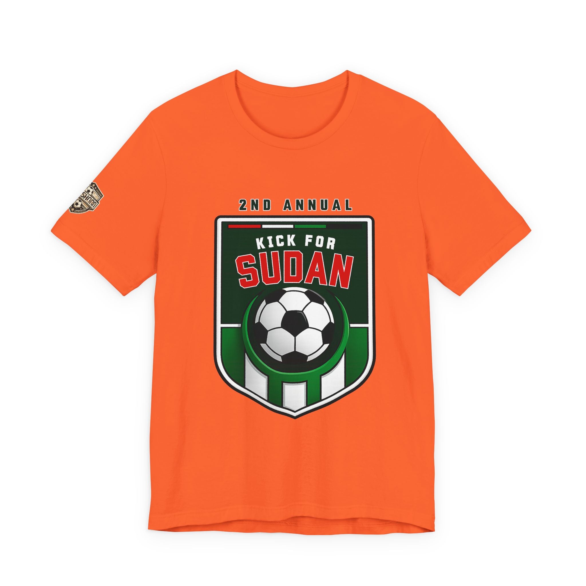 Kick 4 Sudan Victory Shield  Short Sleeve Tee