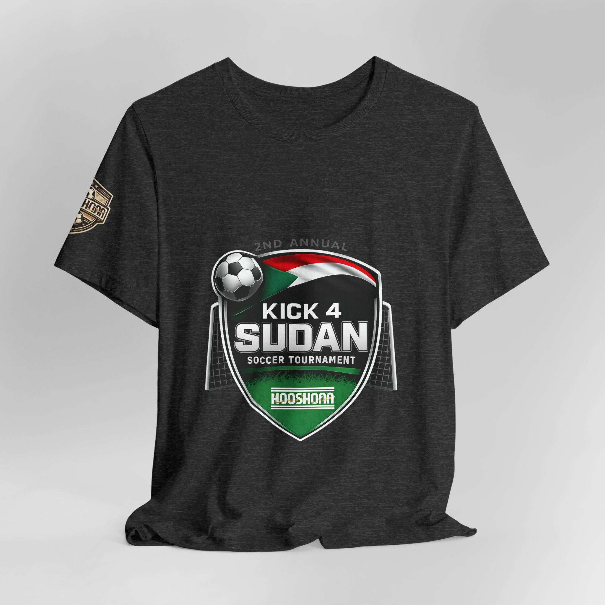 Kick 4 Sudan Unity Crest Short Sleeve Tee