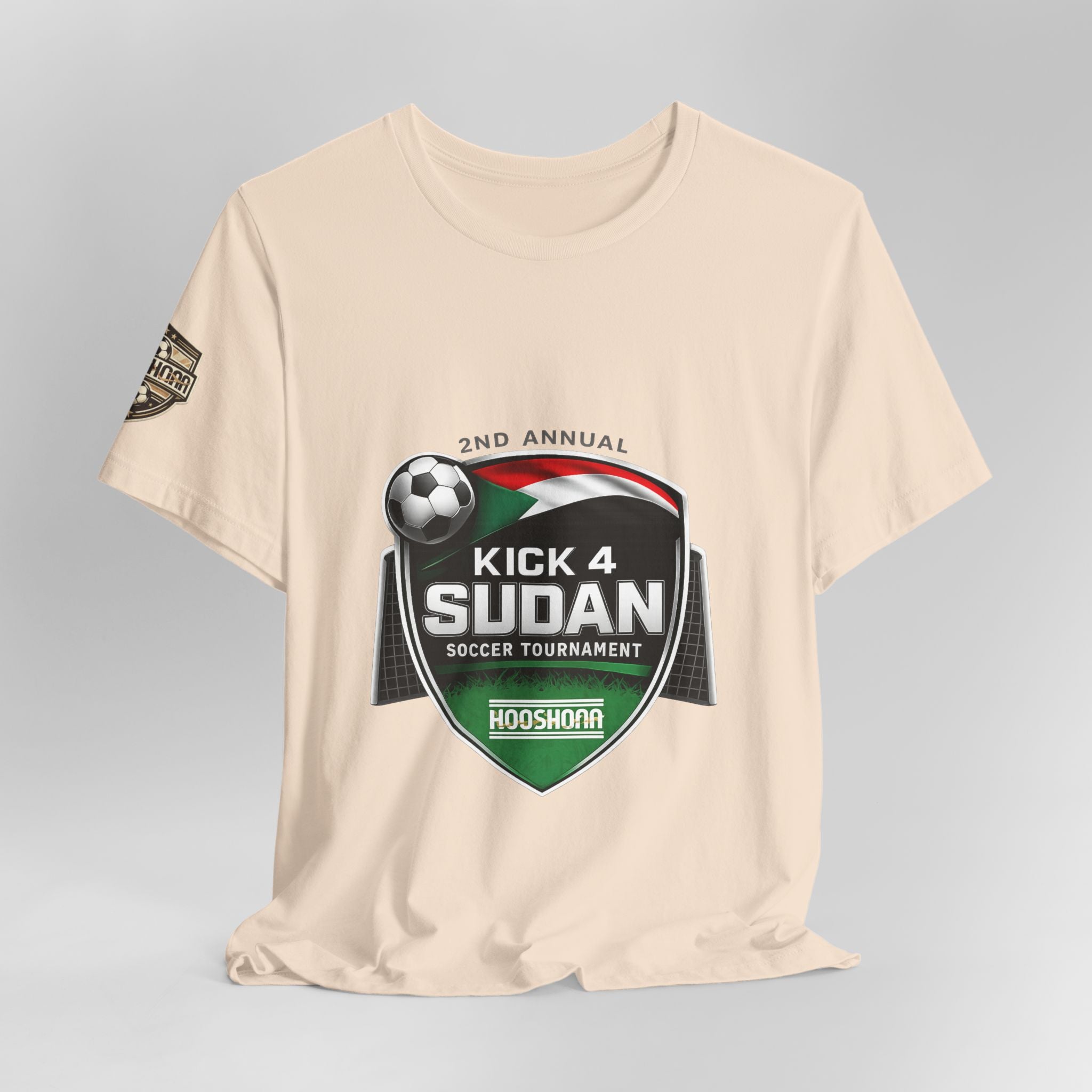 Kick 4 Sudan Unity Crest Short Sleeve Tee