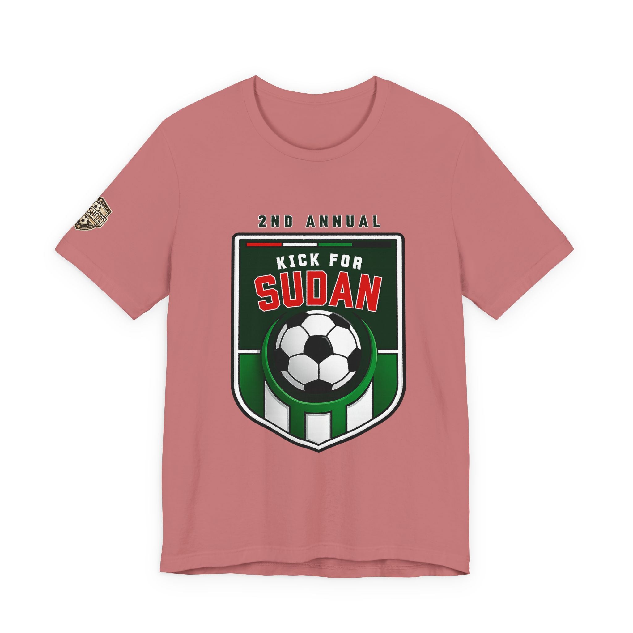 Kick 4 Sudan Victory Shield  Short Sleeve Tee