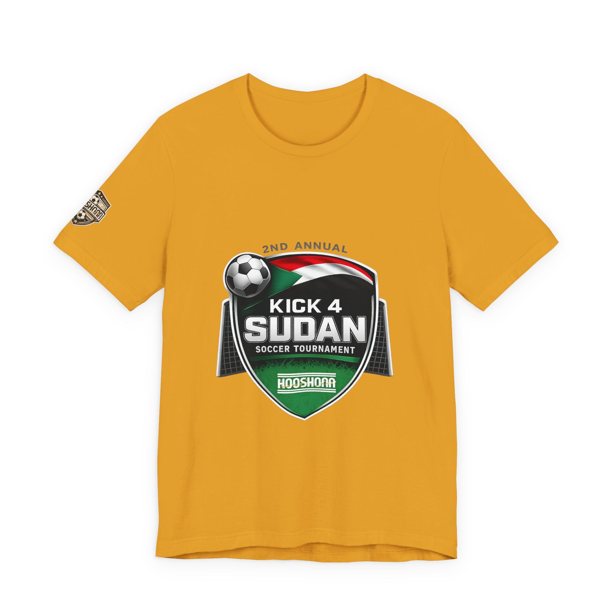 Kick 4 Sudan Unity Crest Short Sleeve Tee