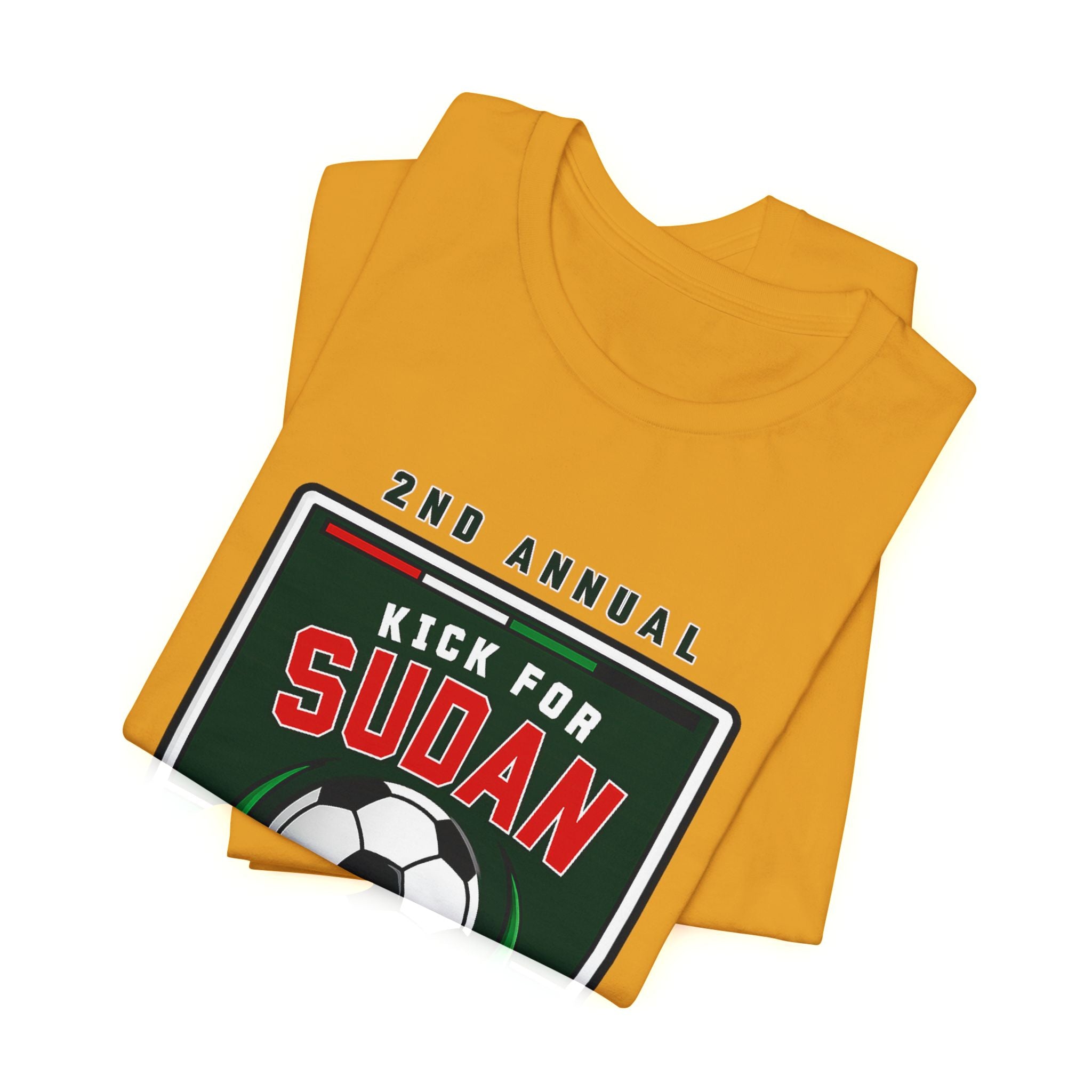 Kick 4 Sudan Victory Shield  Short Sleeve Tee
