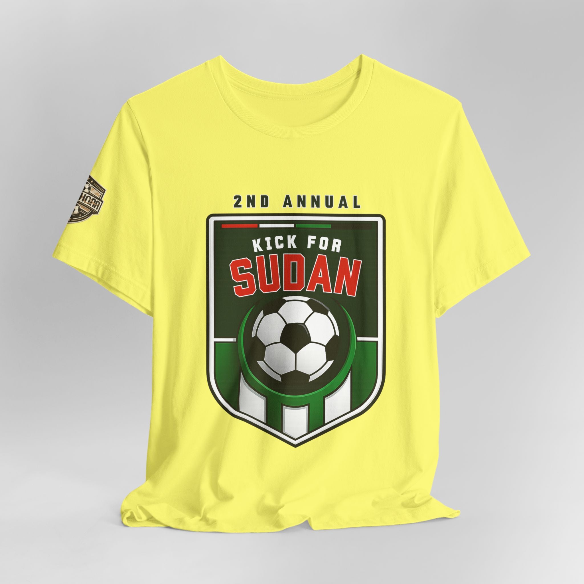 Kick 4 Sudan Victory Shield  Short Sleeve Tee