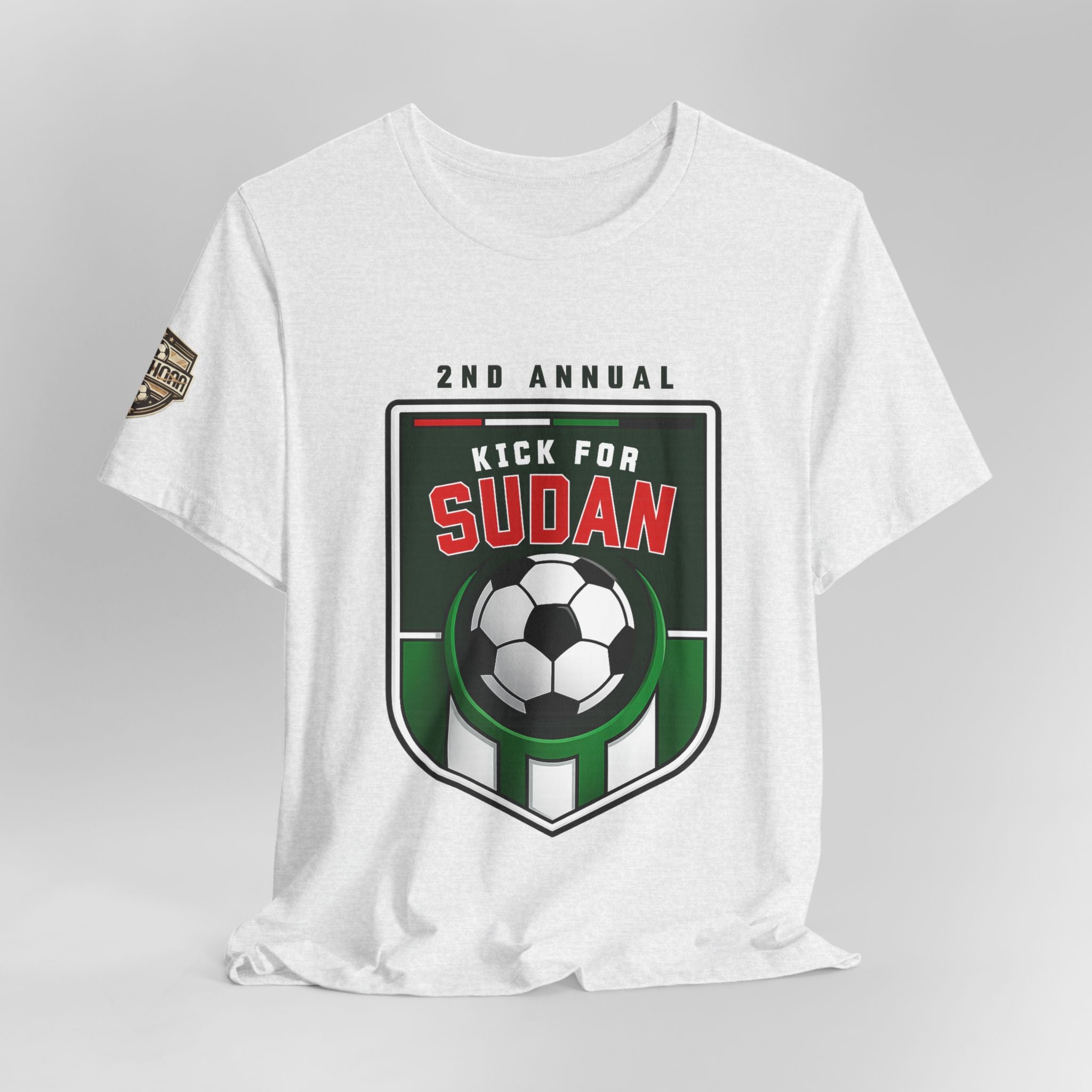 Kick 4 Sudan Victory Shield  Short Sleeve Tee