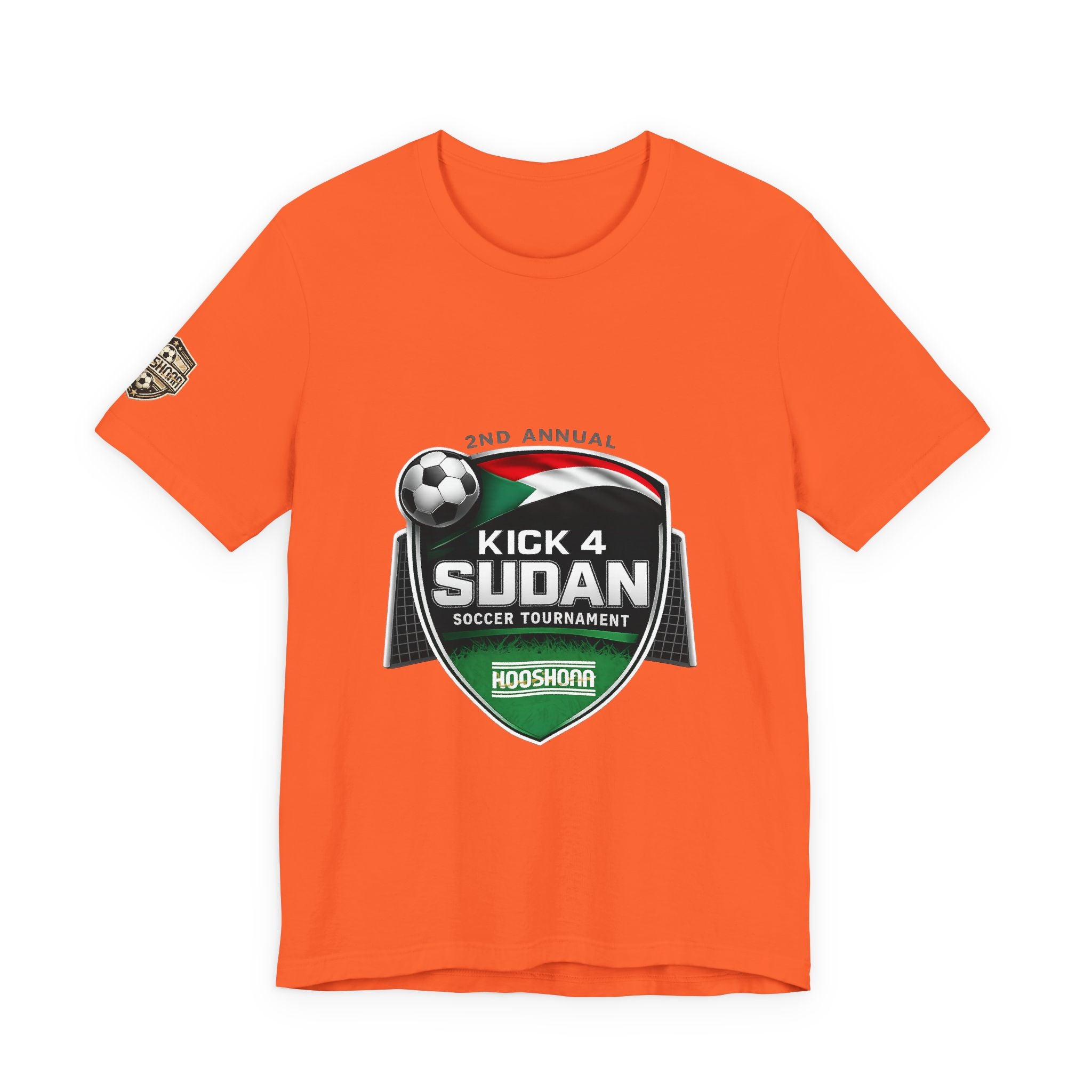 Kick 4 Sudan Unity Crest Short Sleeve Tee