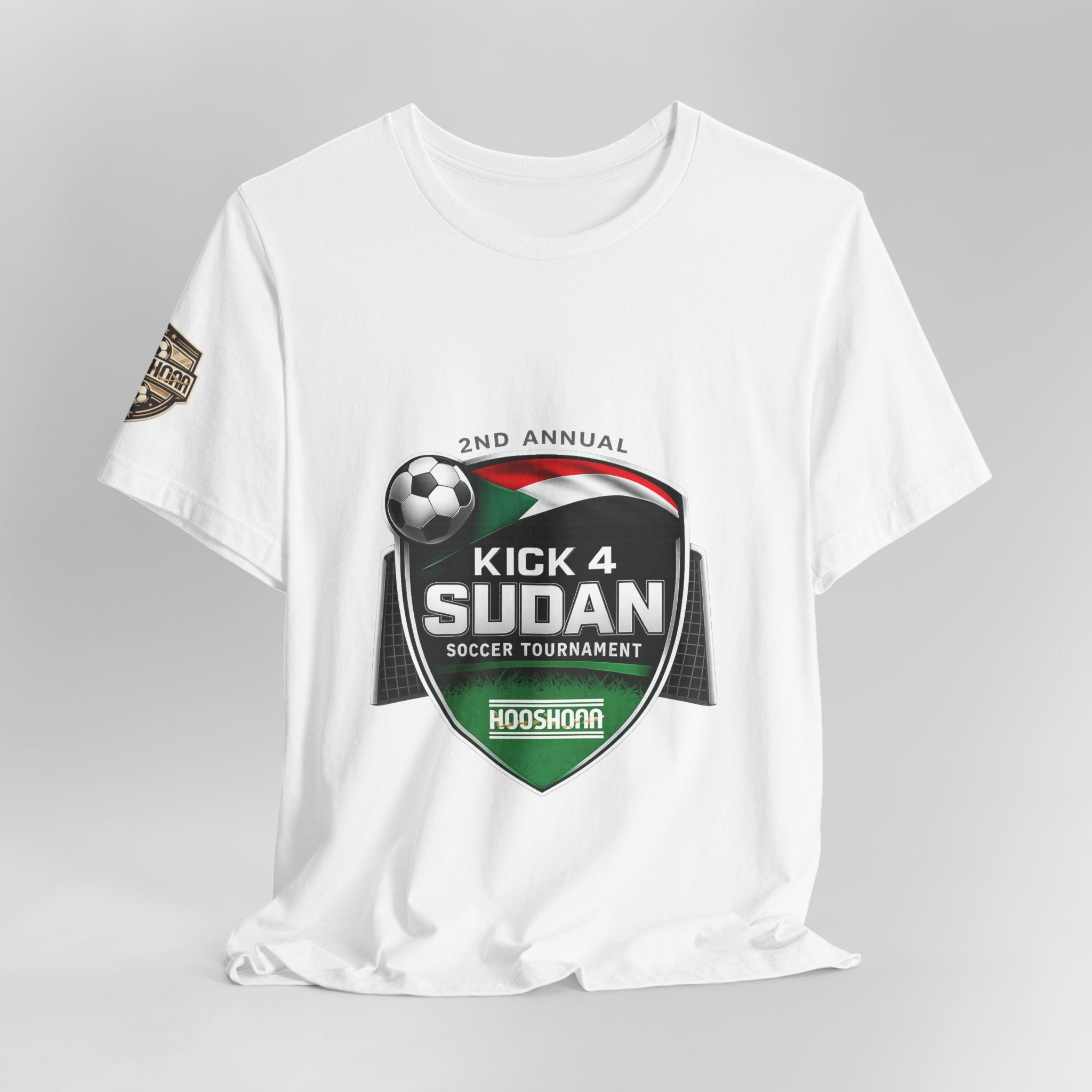Kick 4 Sudan Unity Crest Short Sleeve Tee