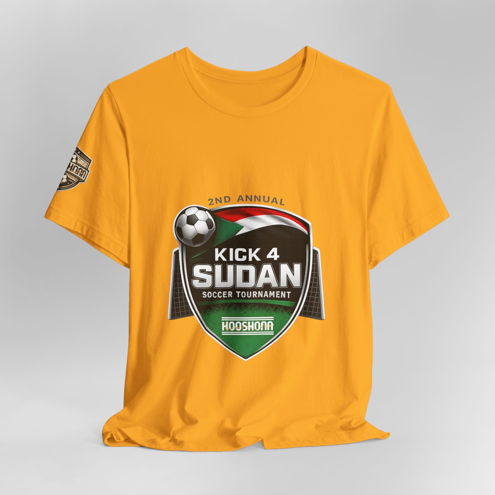 Kick 4 Sudan Unity Crest Short Sleeve Tee