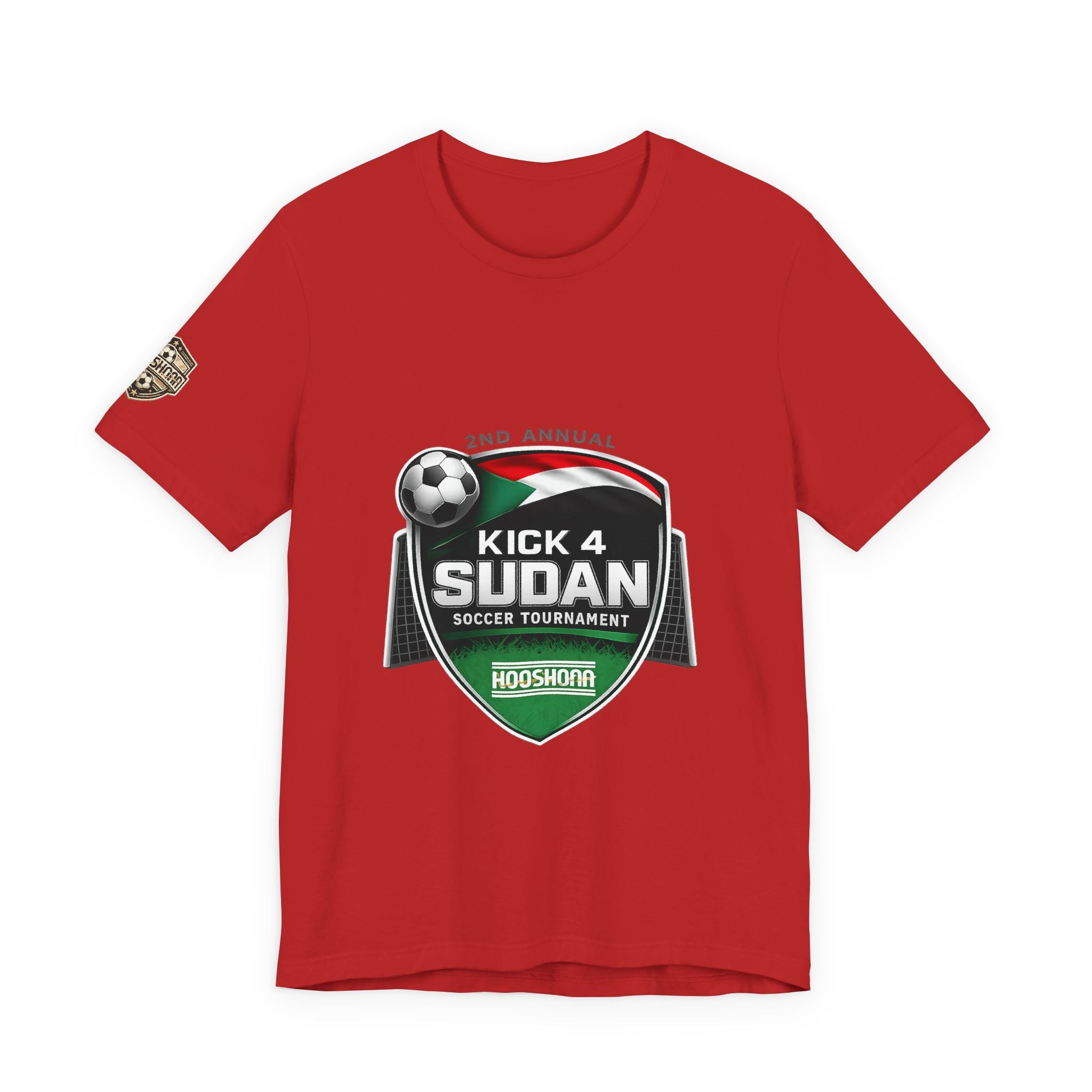 Kick 4 Sudan Unity Crest Short Sleeve Tee