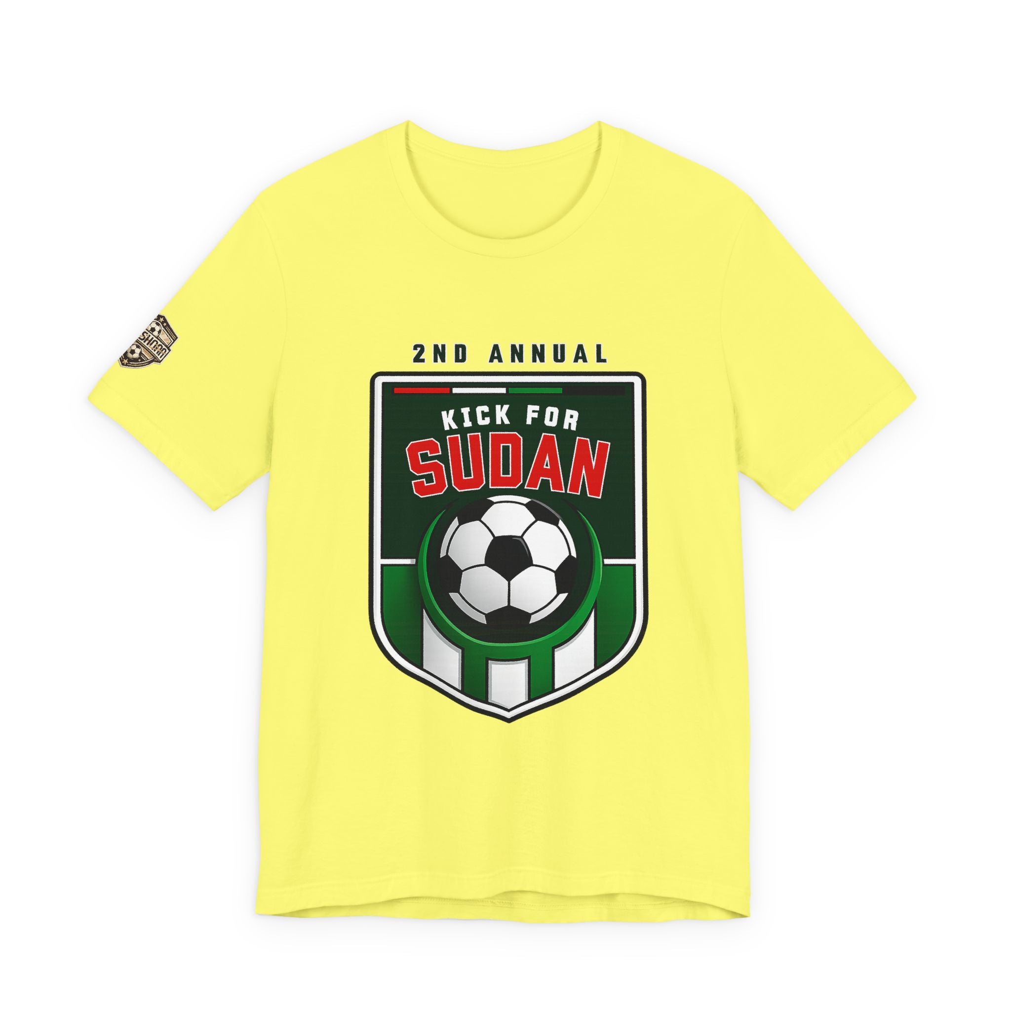 Kick 4 Sudan Victory Shield  Short Sleeve Tee