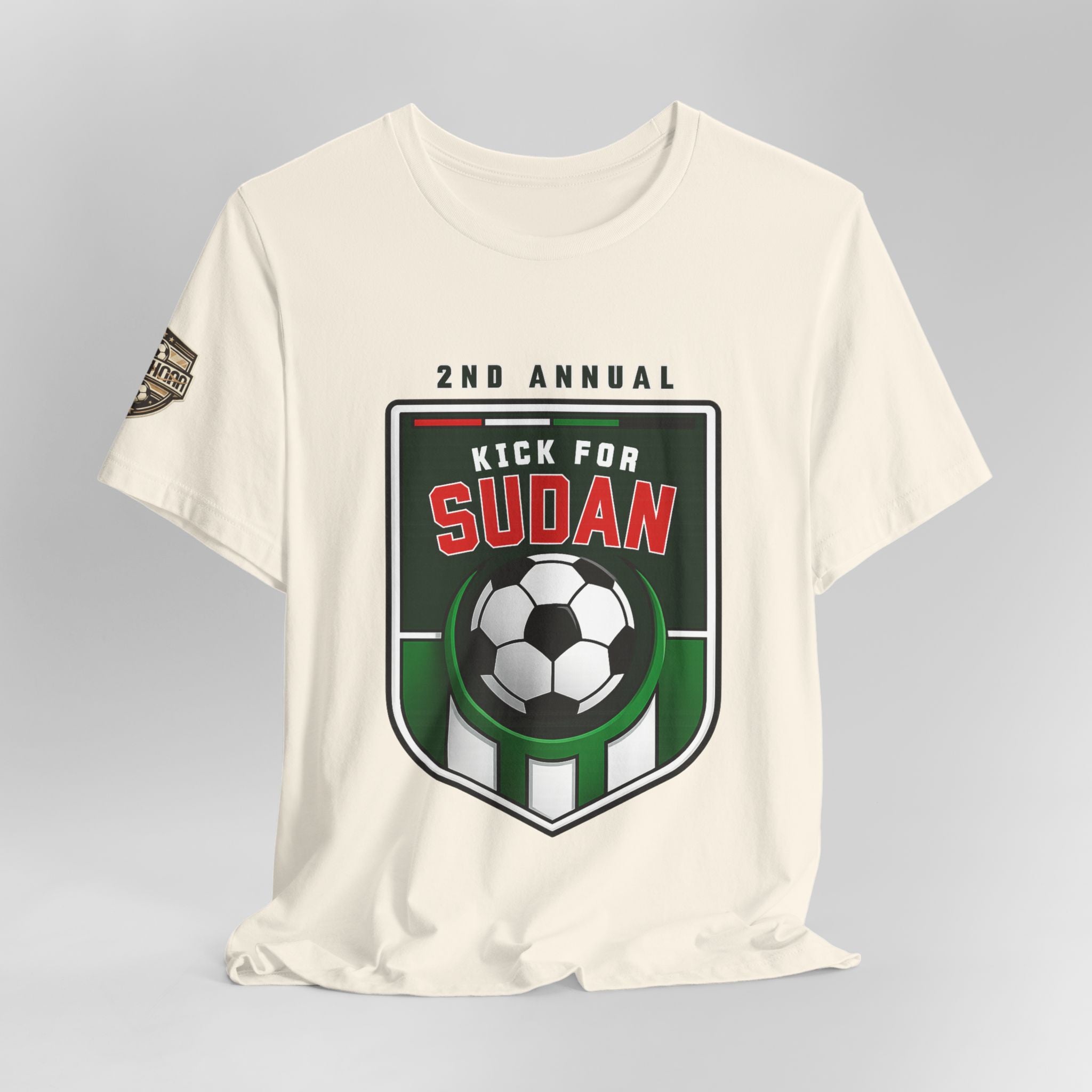 Kick 4 Sudan Victory Shield  Short Sleeve Tee