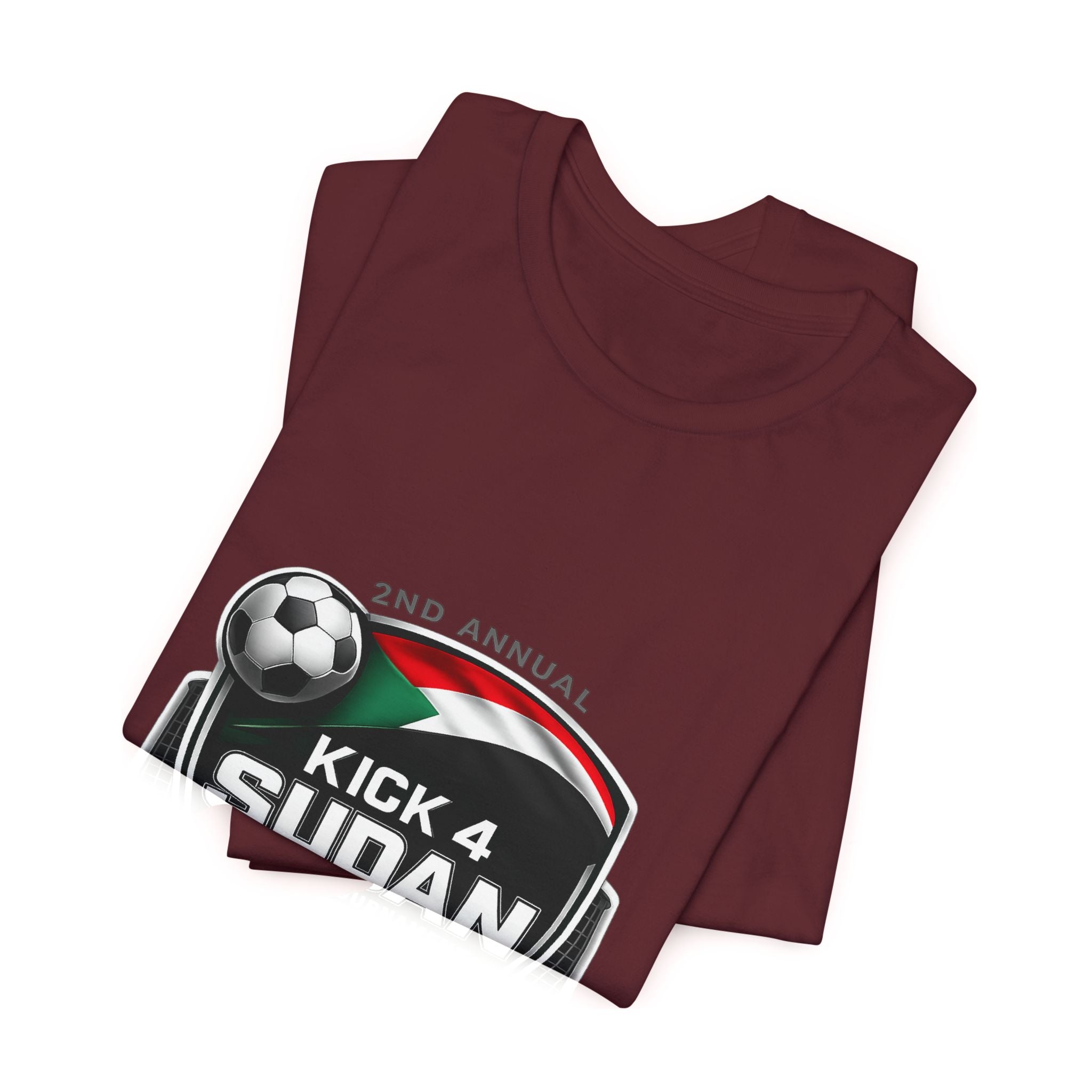 Kick 4 Sudan Unity Crest Short Sleeve Tee