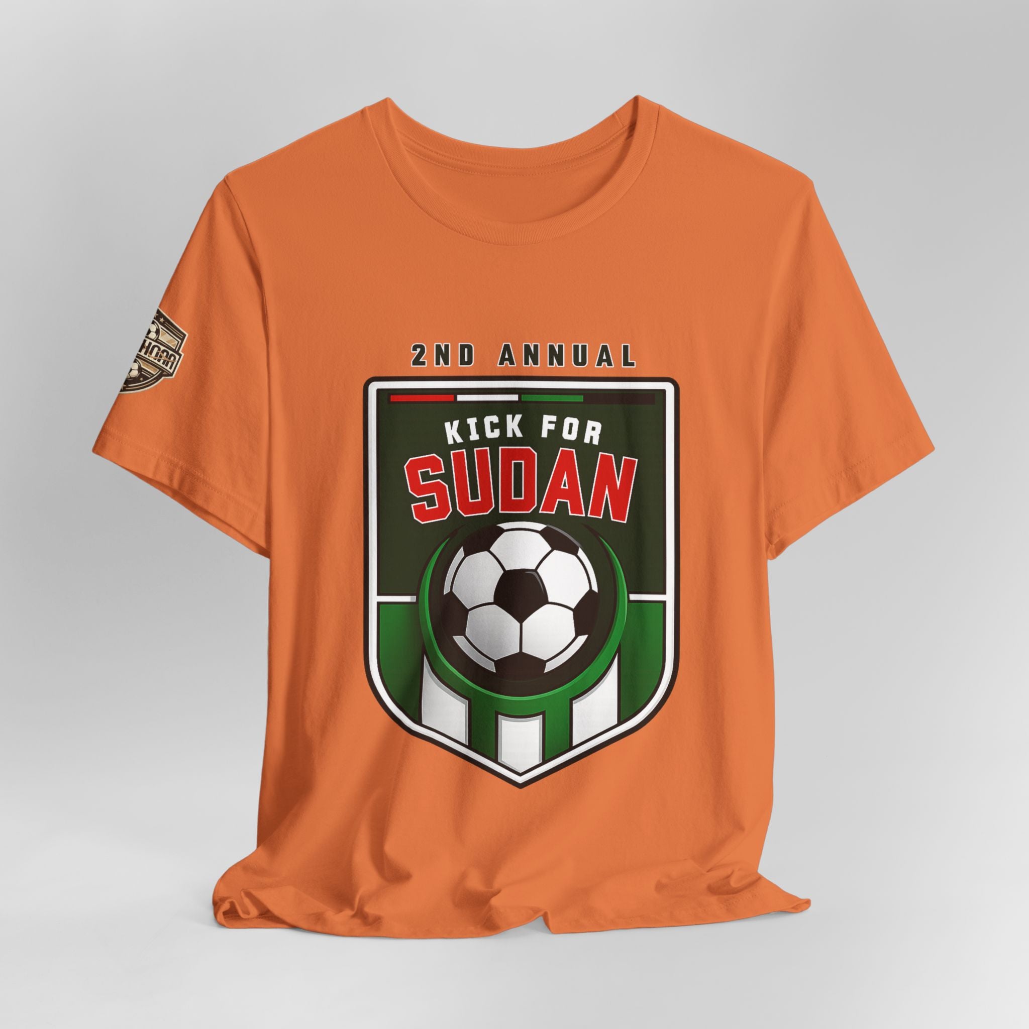 Kick 4 Sudan Victory Shield  Short Sleeve Tee