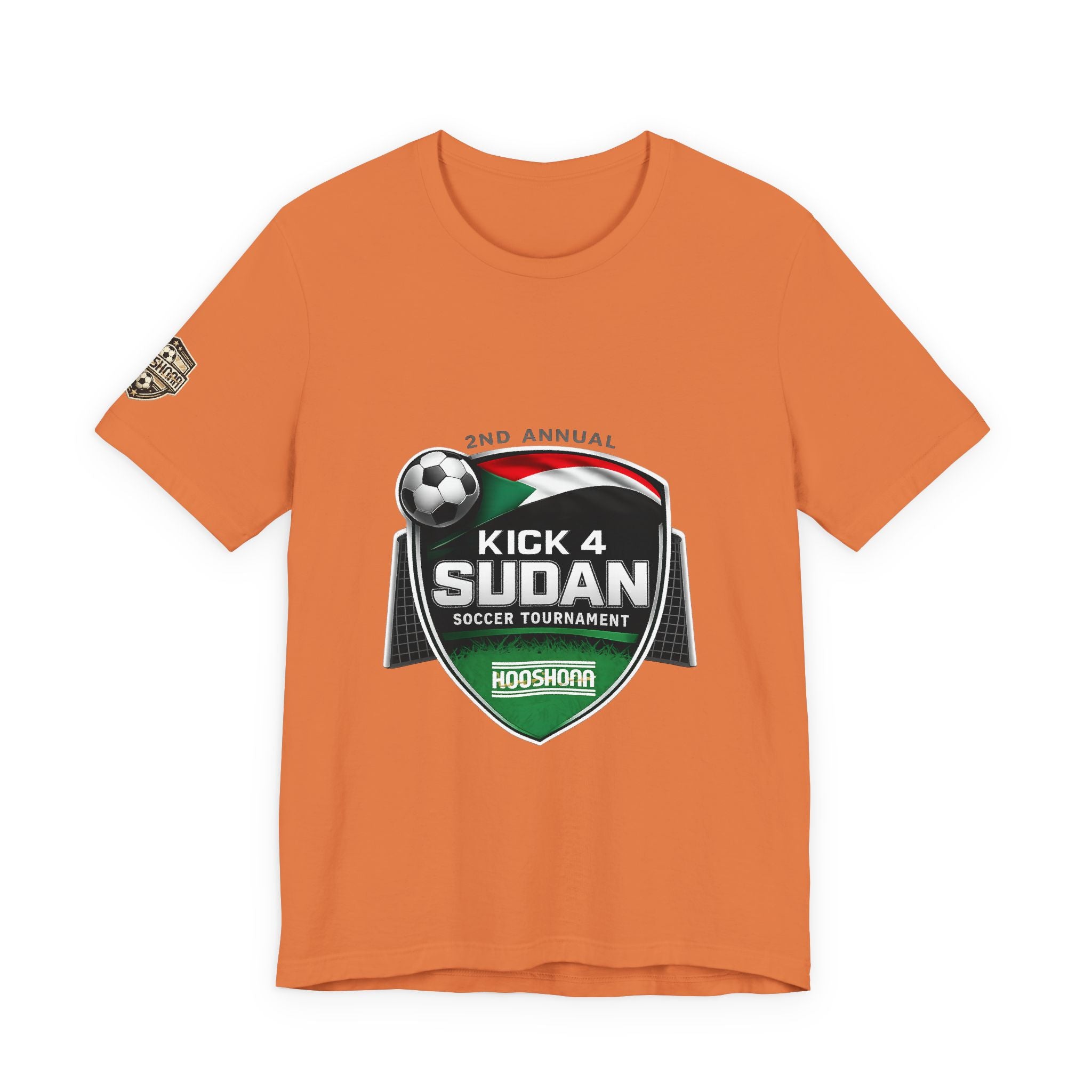 Kick 4 Sudan Unity Crest Short Sleeve Tee