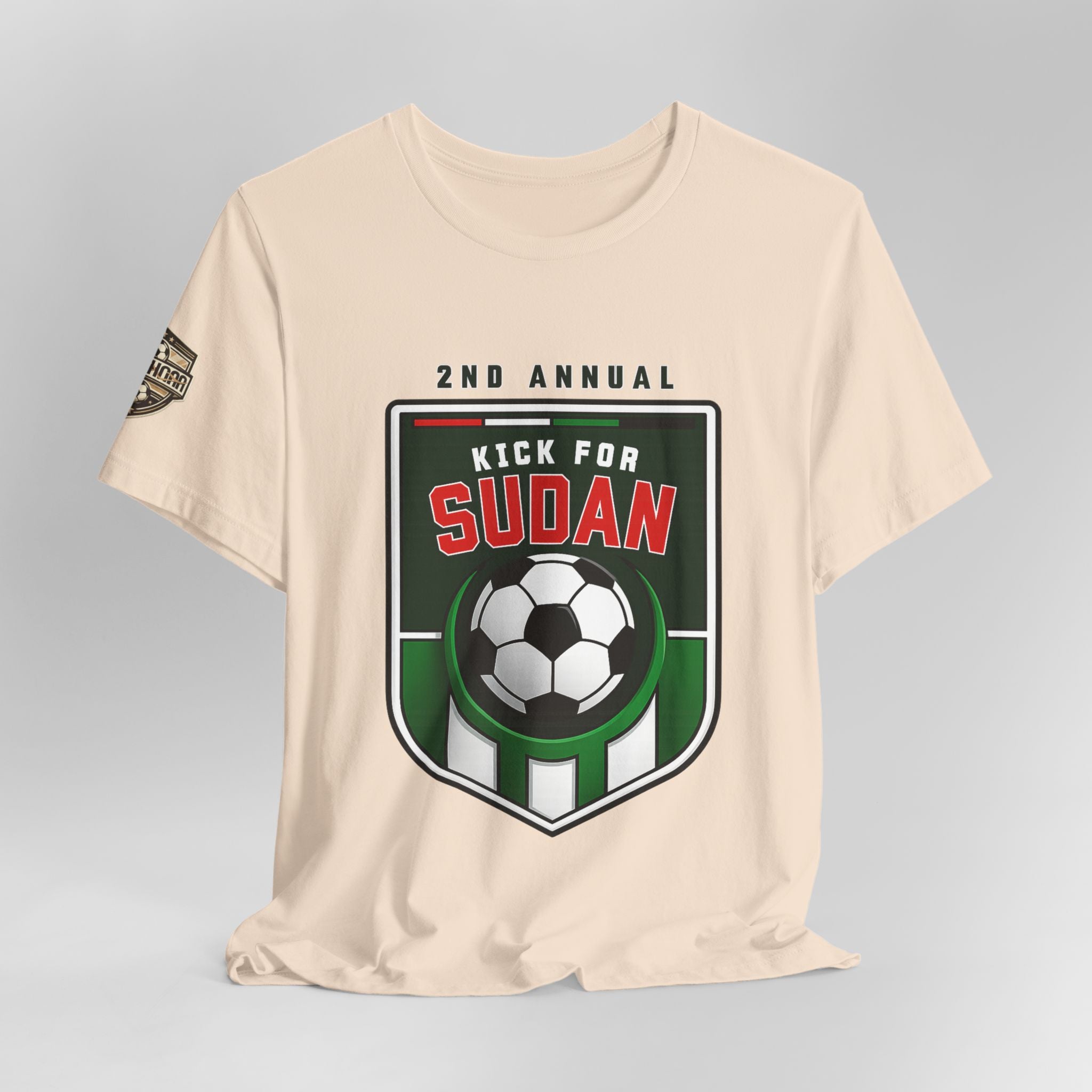 Kick 4 Sudan Victory Shield  Short Sleeve Tee