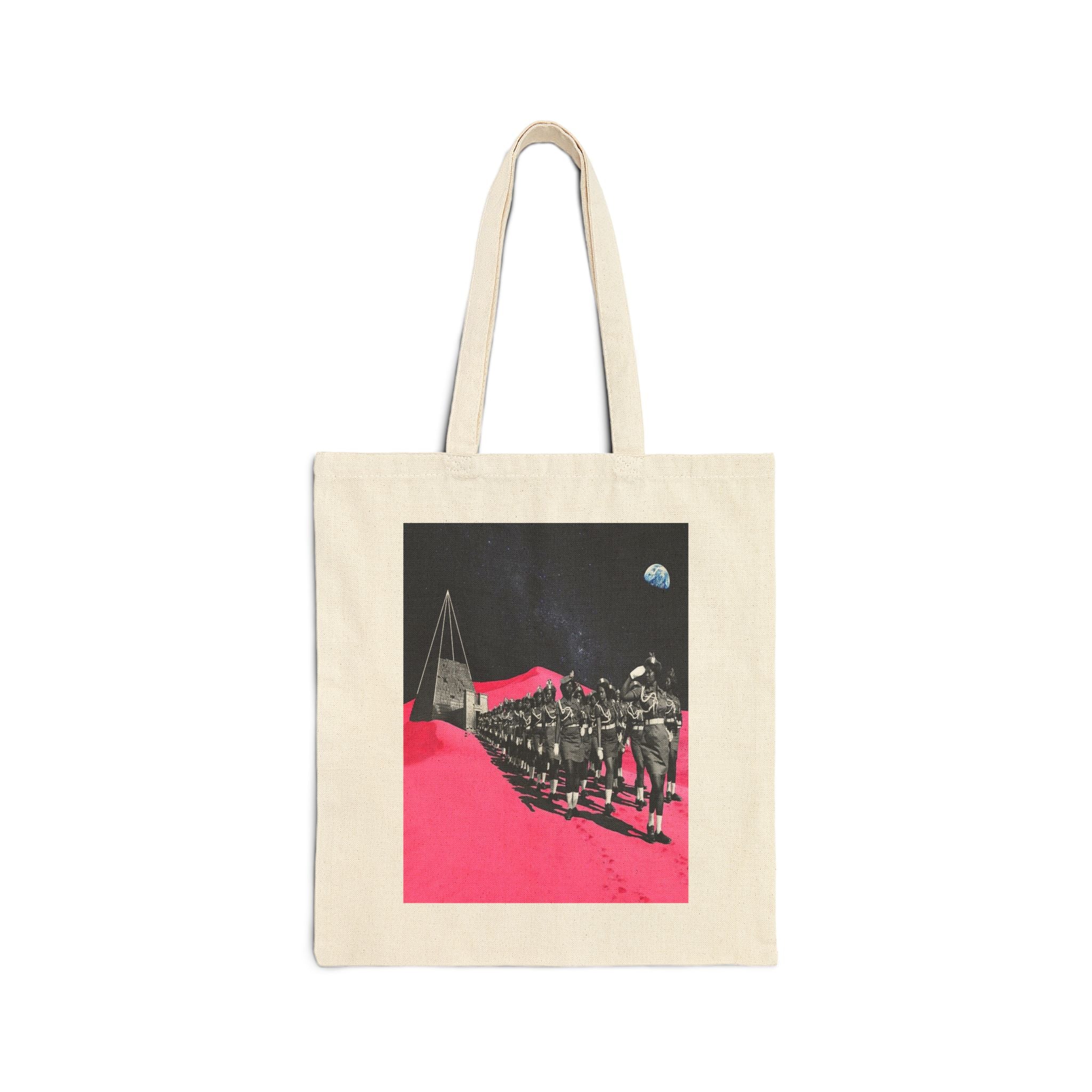 Sudan Women's Army Cotton Canvas Tote Bag