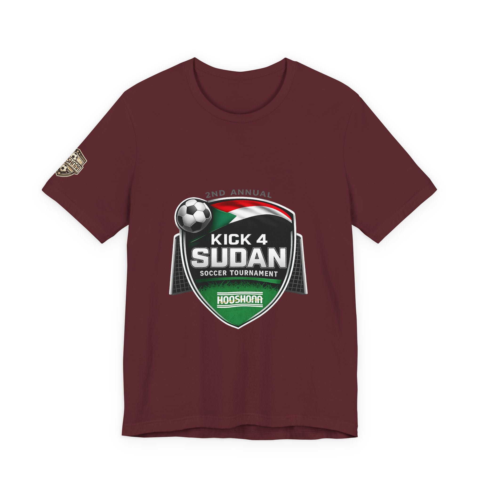 Kick 4 Sudan Unity Crest Short Sleeve Tee
