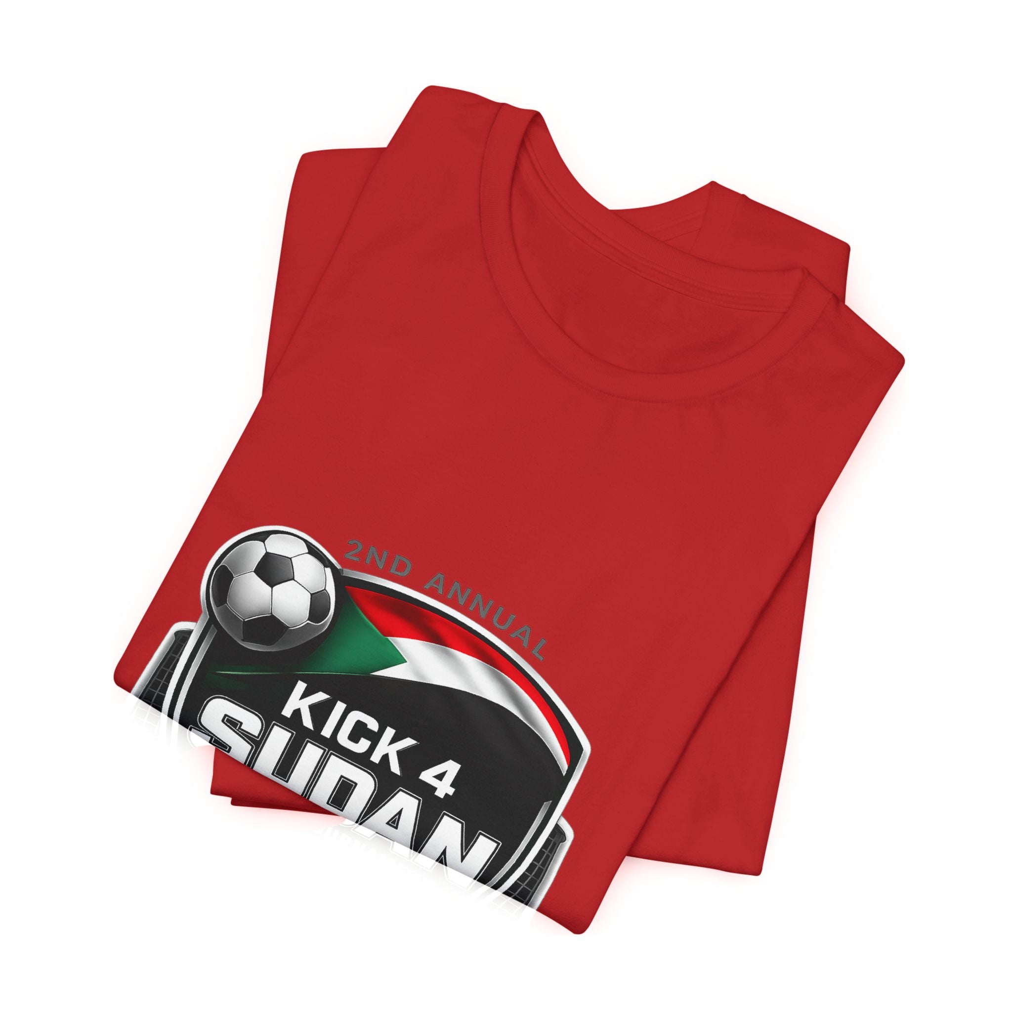 Kick 4 Sudan Unity Crest Short Sleeve Tee