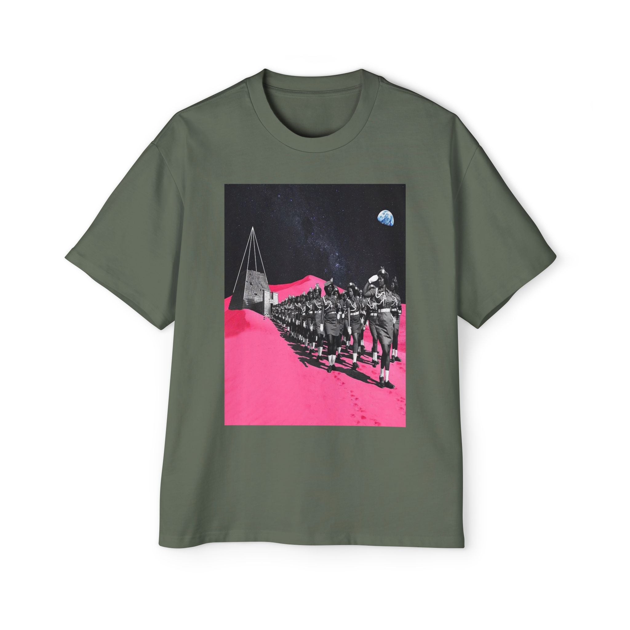 Sudan Women's Army Unisex Heavy Oversized Tee