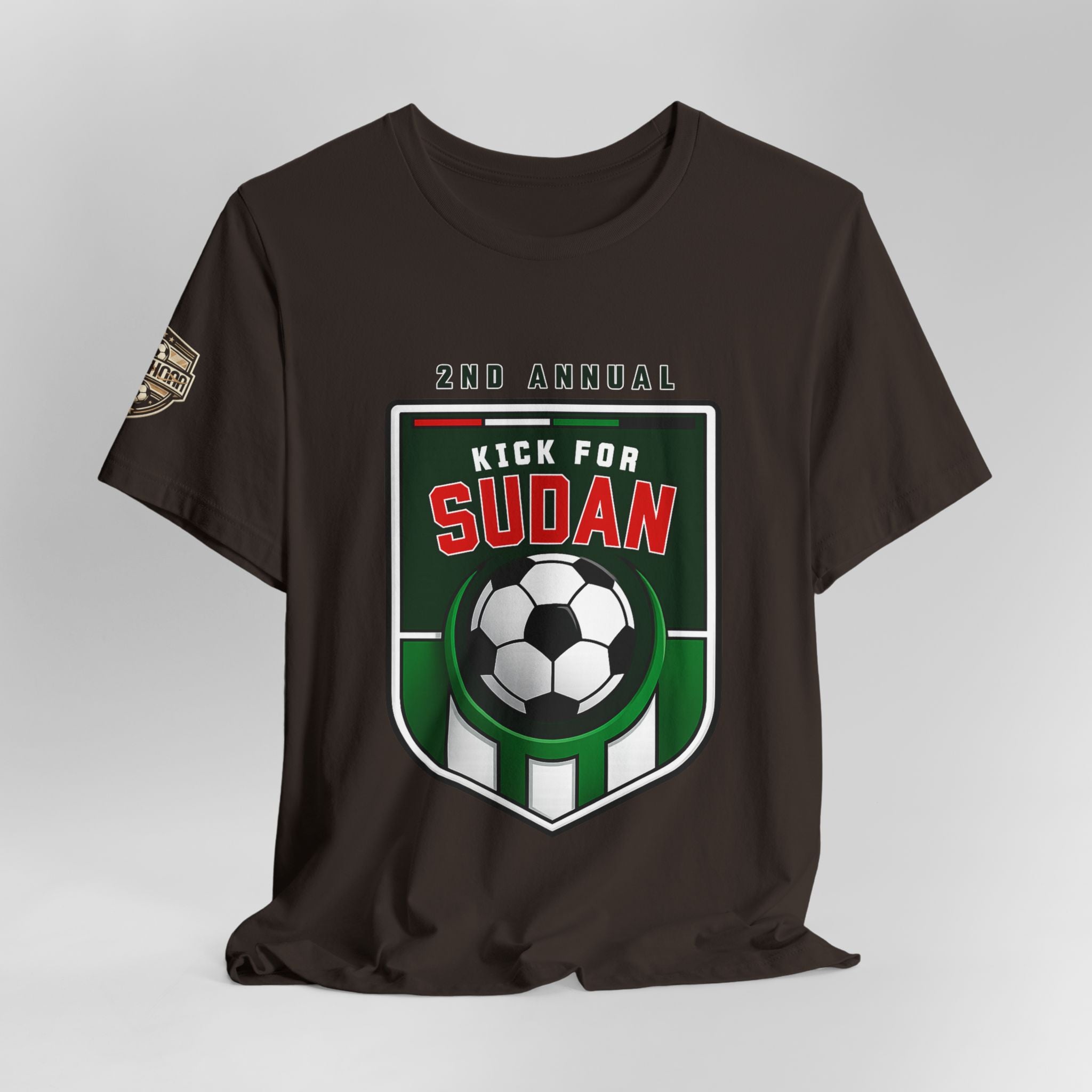 Kick 4 Sudan Victory Shield  Short Sleeve Tee